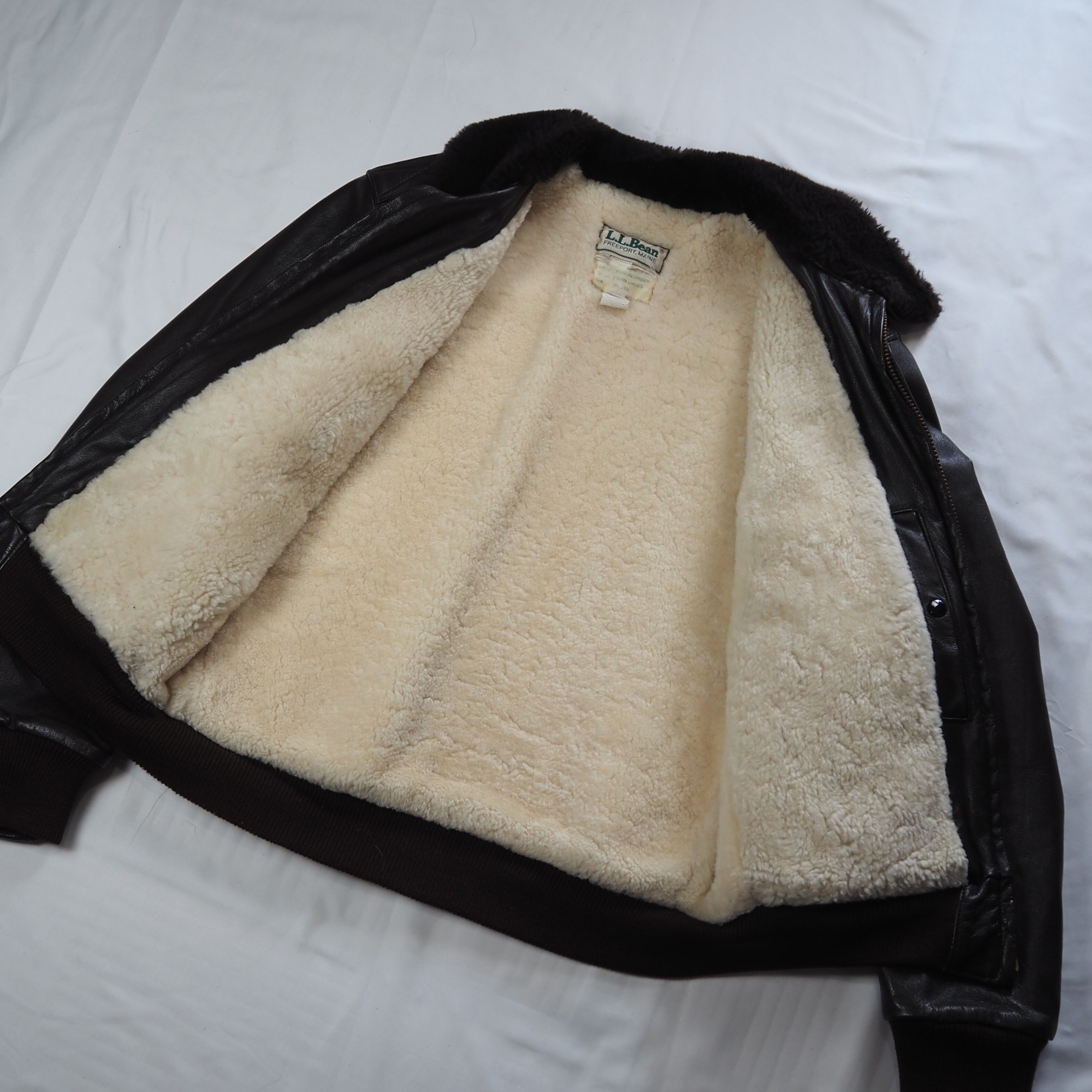 【9/23 20:00入荷】L.L. Bean G-1 レザージャケット の画像 9
