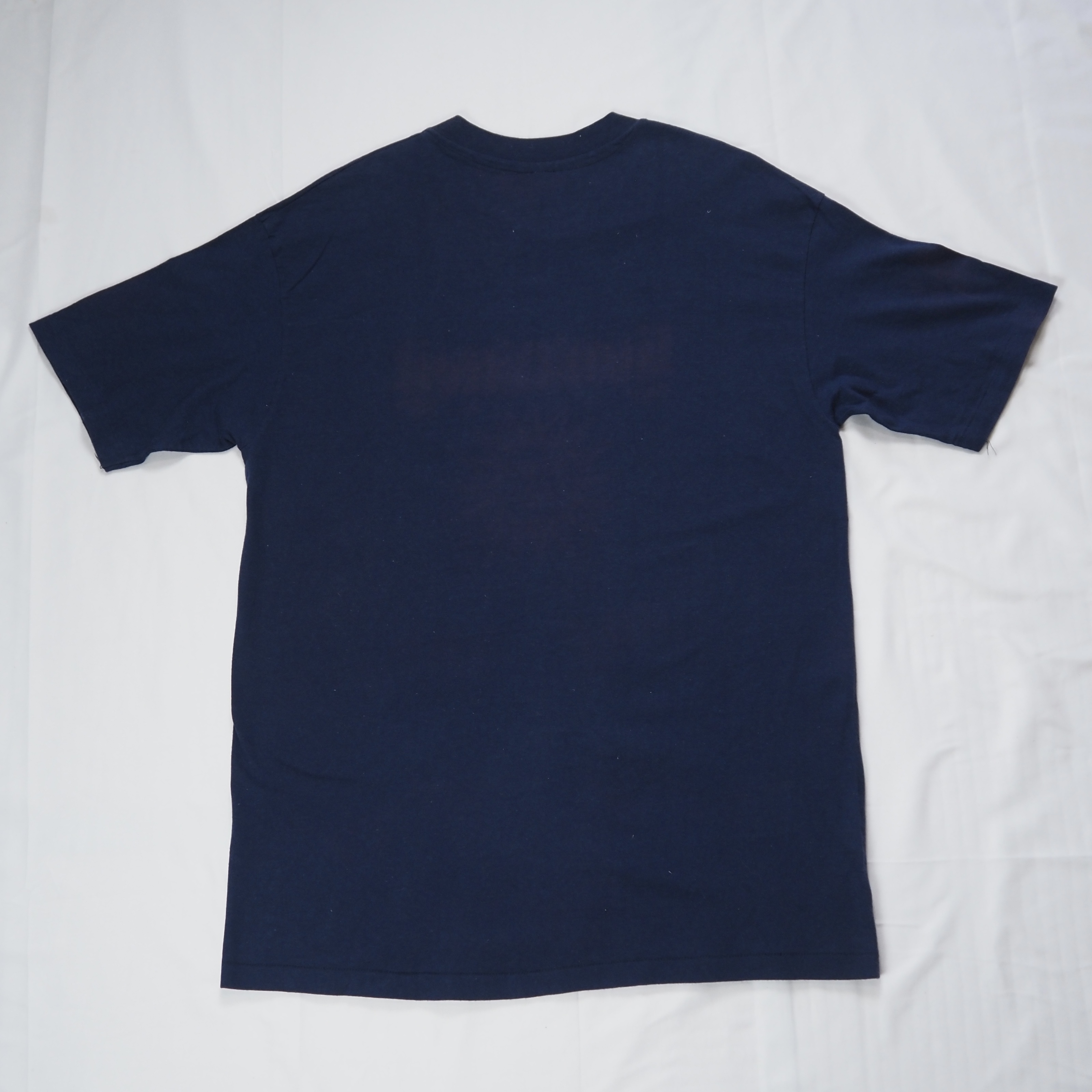 90’s Hanes プリントTシャツ オールドイングリッシュ XL ネイビー の画像 11