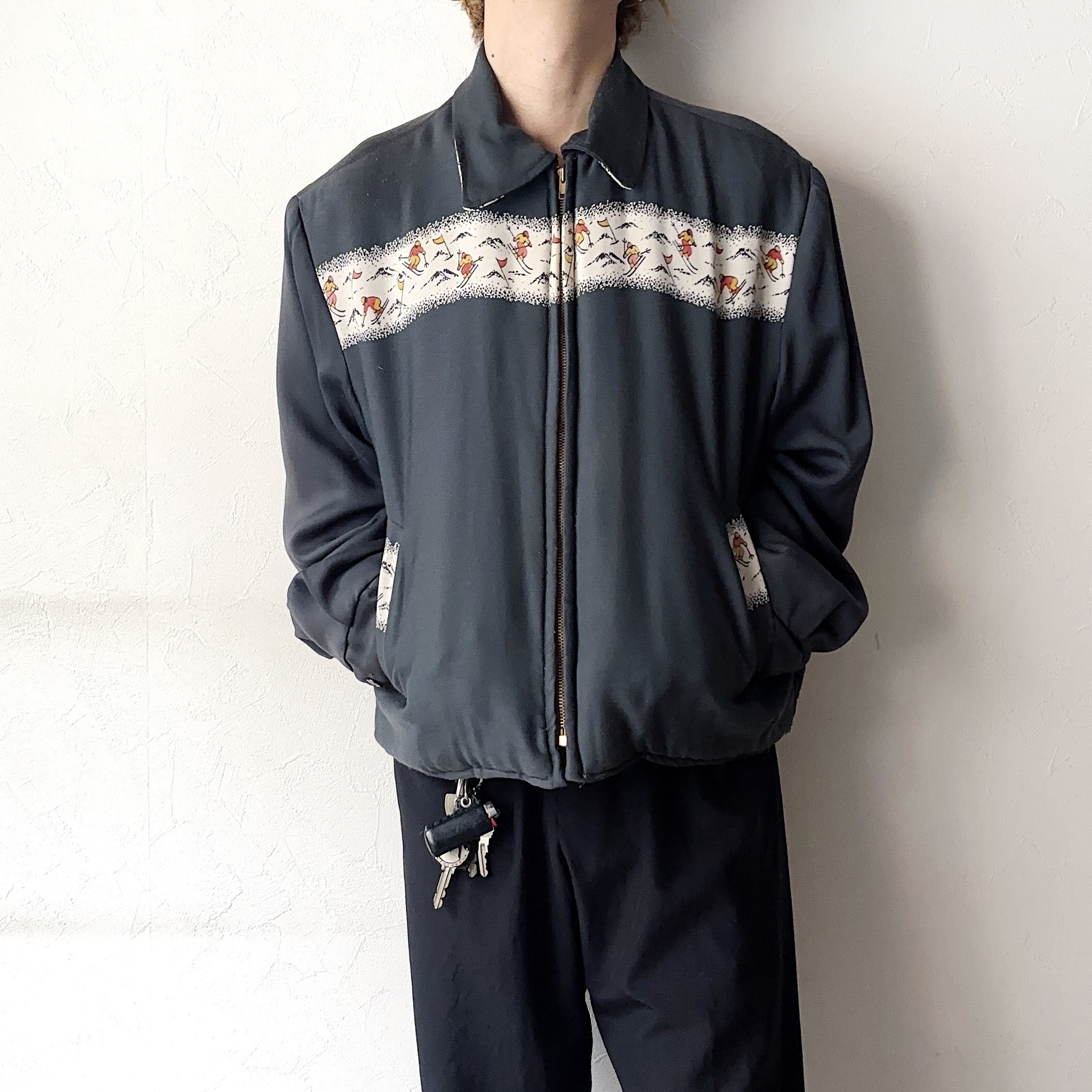 Vintage 50's【STYLED by THE TEXAN】Rayon Gabardine Jacket の画像 3