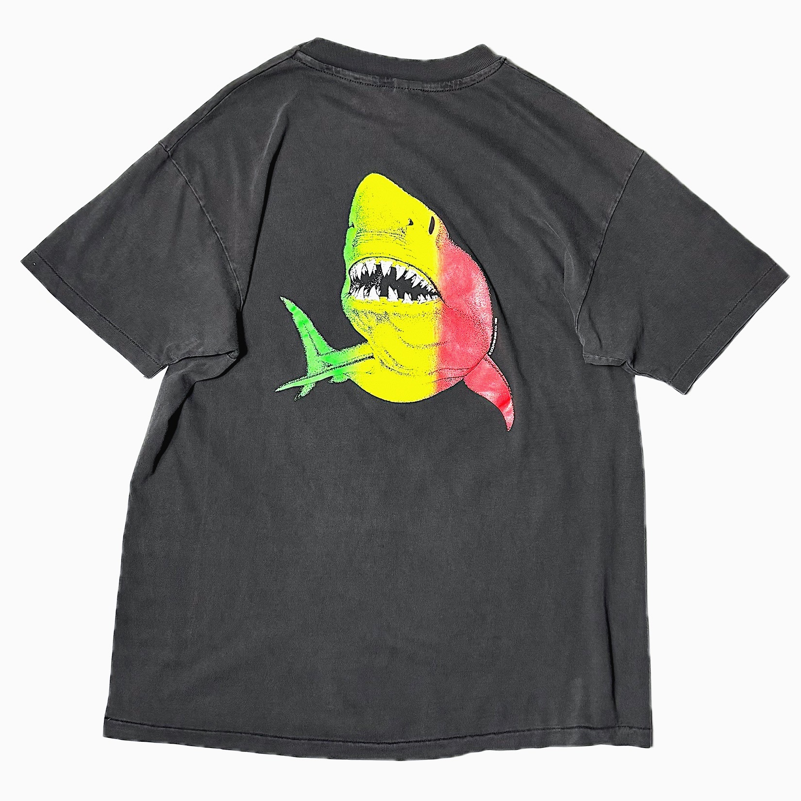 Vintage 80's【Hanes】"Virg's Fish'n" Faded T-shirt の画像 2