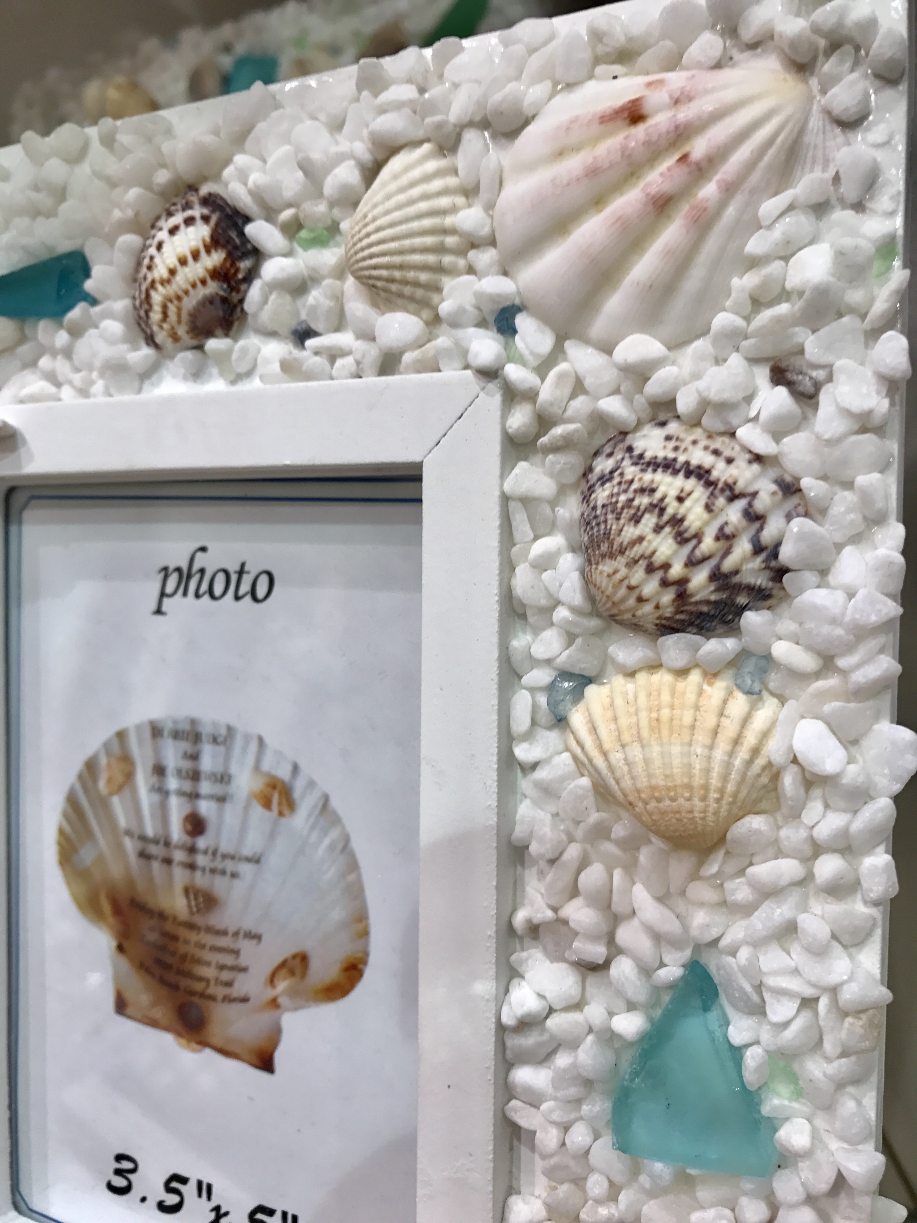 シーグラス シェル フォトフレーム S Lucy