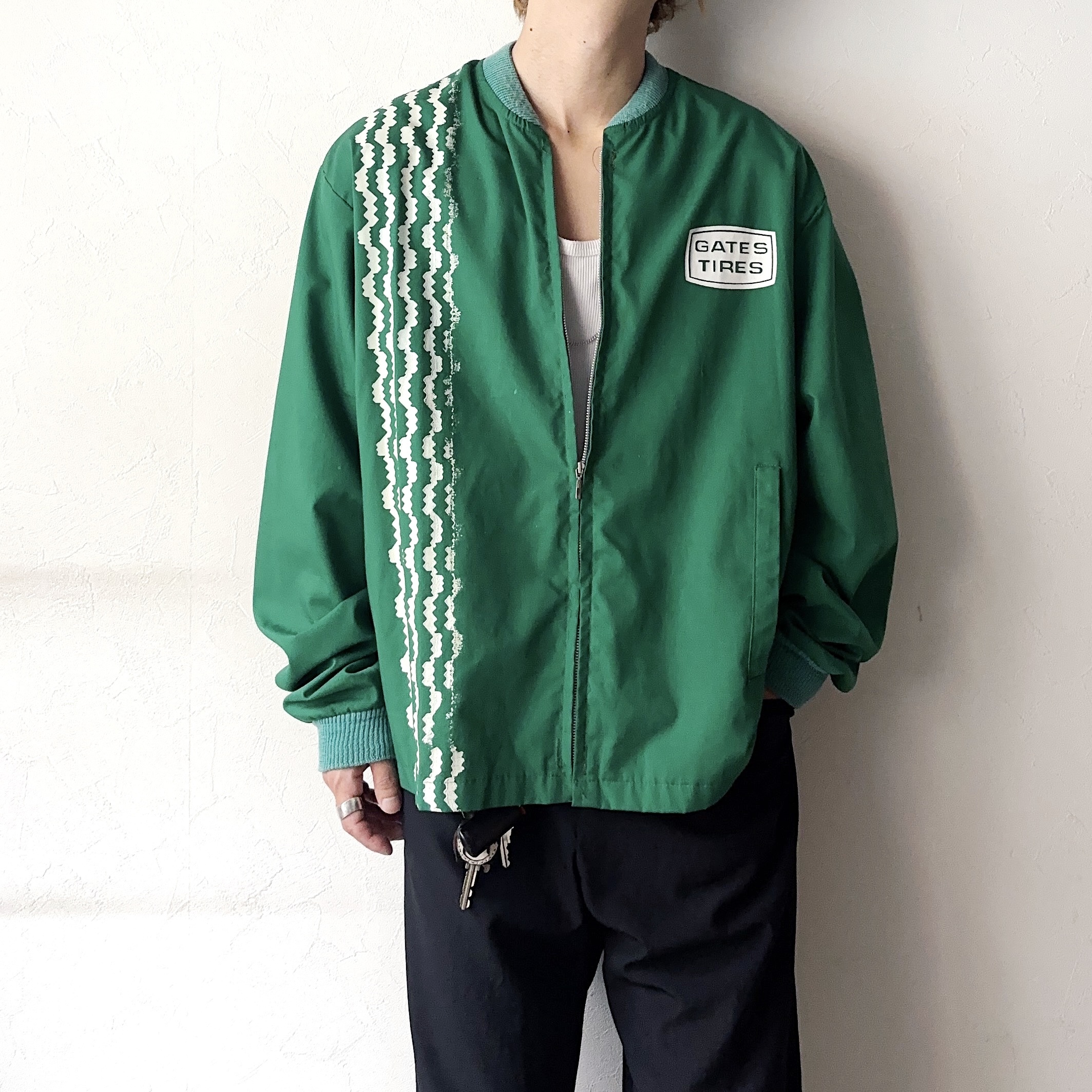 Vintage 60's【Swingster】"GATES TIRES" Lacing Jacket の画像 3