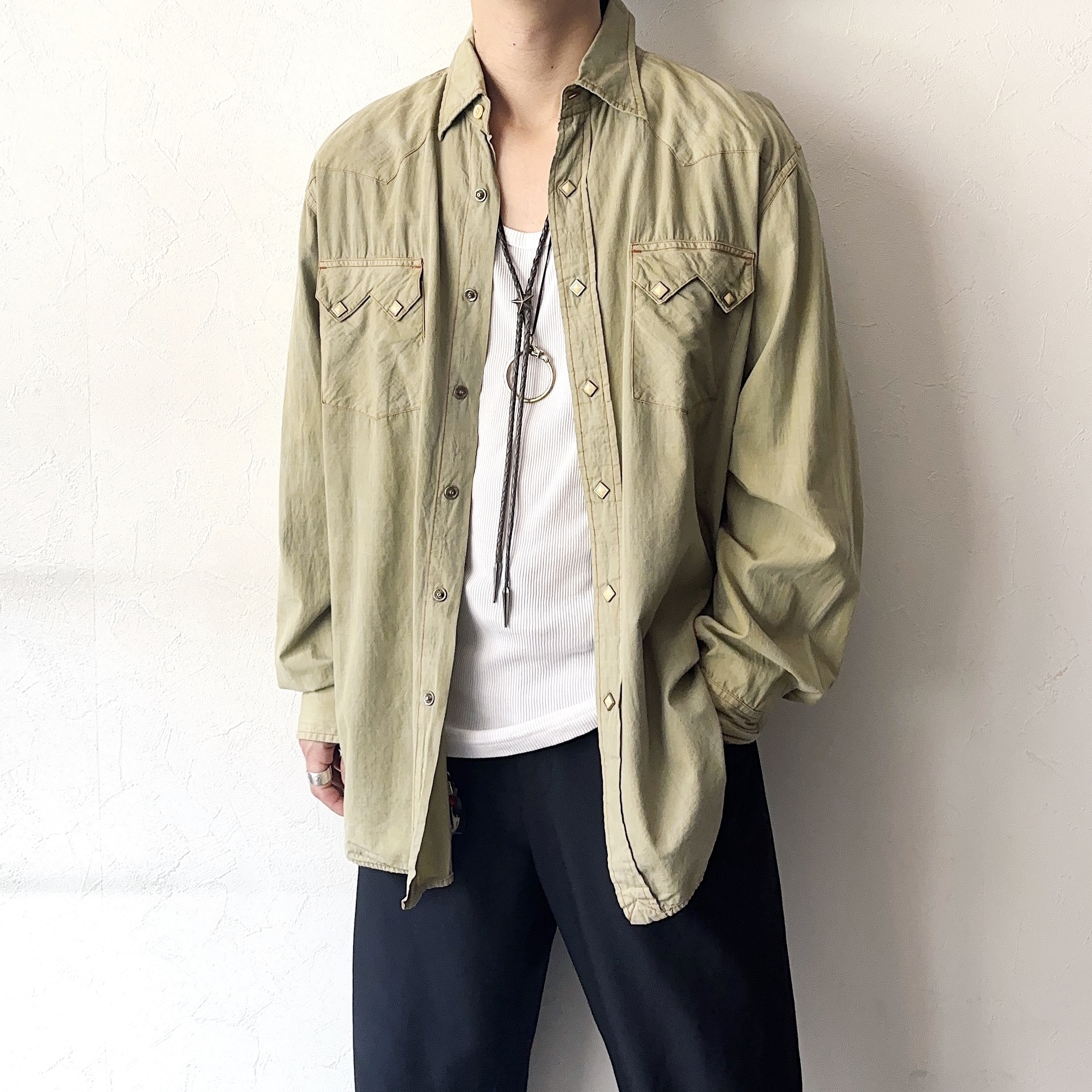 Vintage 80～90's Western Shirt の画像 3