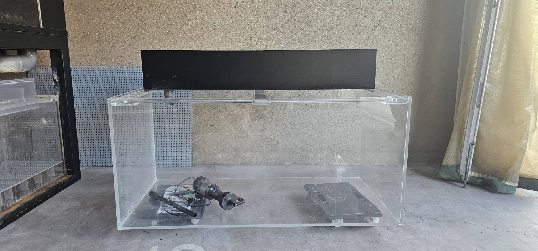 中古水槽　1200×600×550  オールクリア水槽　上部濾過セット　引取or納品