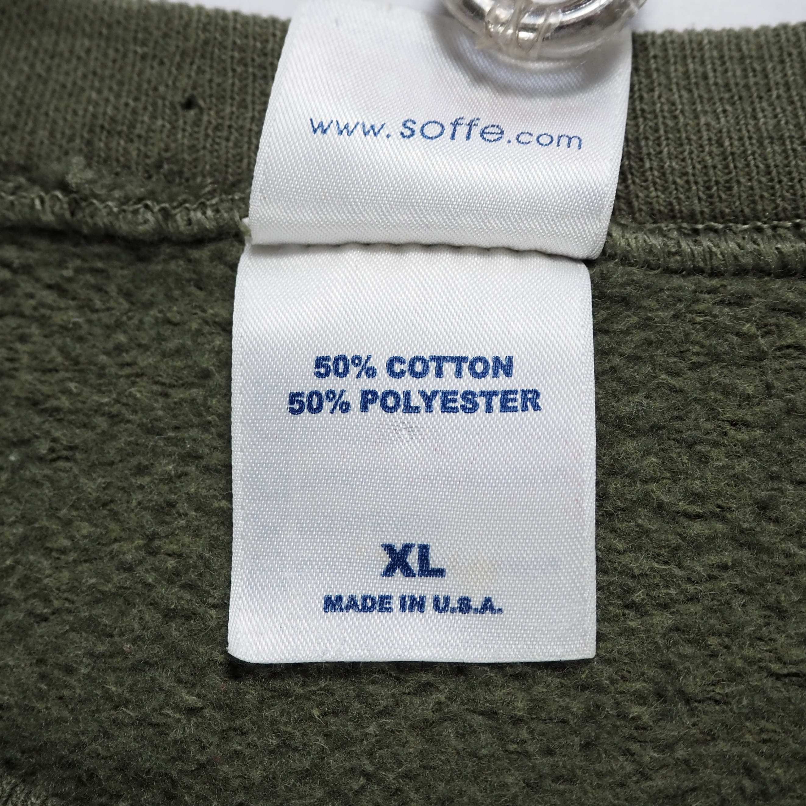 90’s USMC スウェット XL オリーブ の画像 11