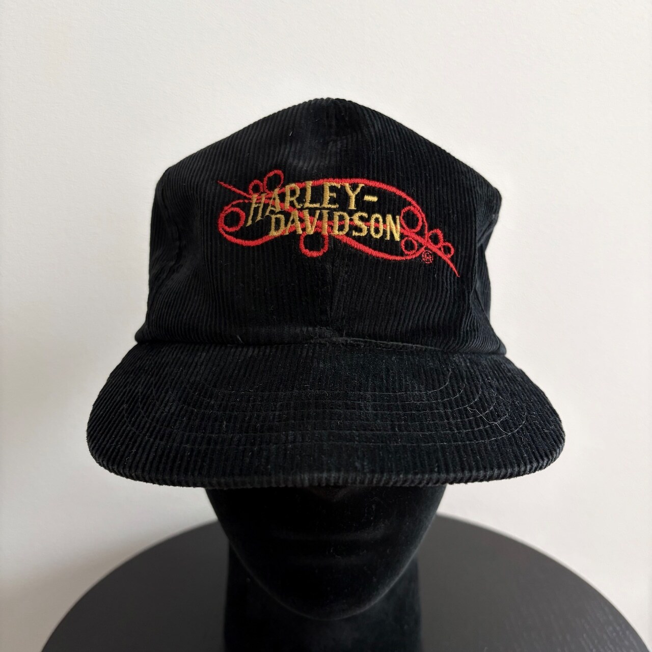 80s Harley-Davidson ハーレーダビッドソン コーデュロイ キャップ  スナップバック