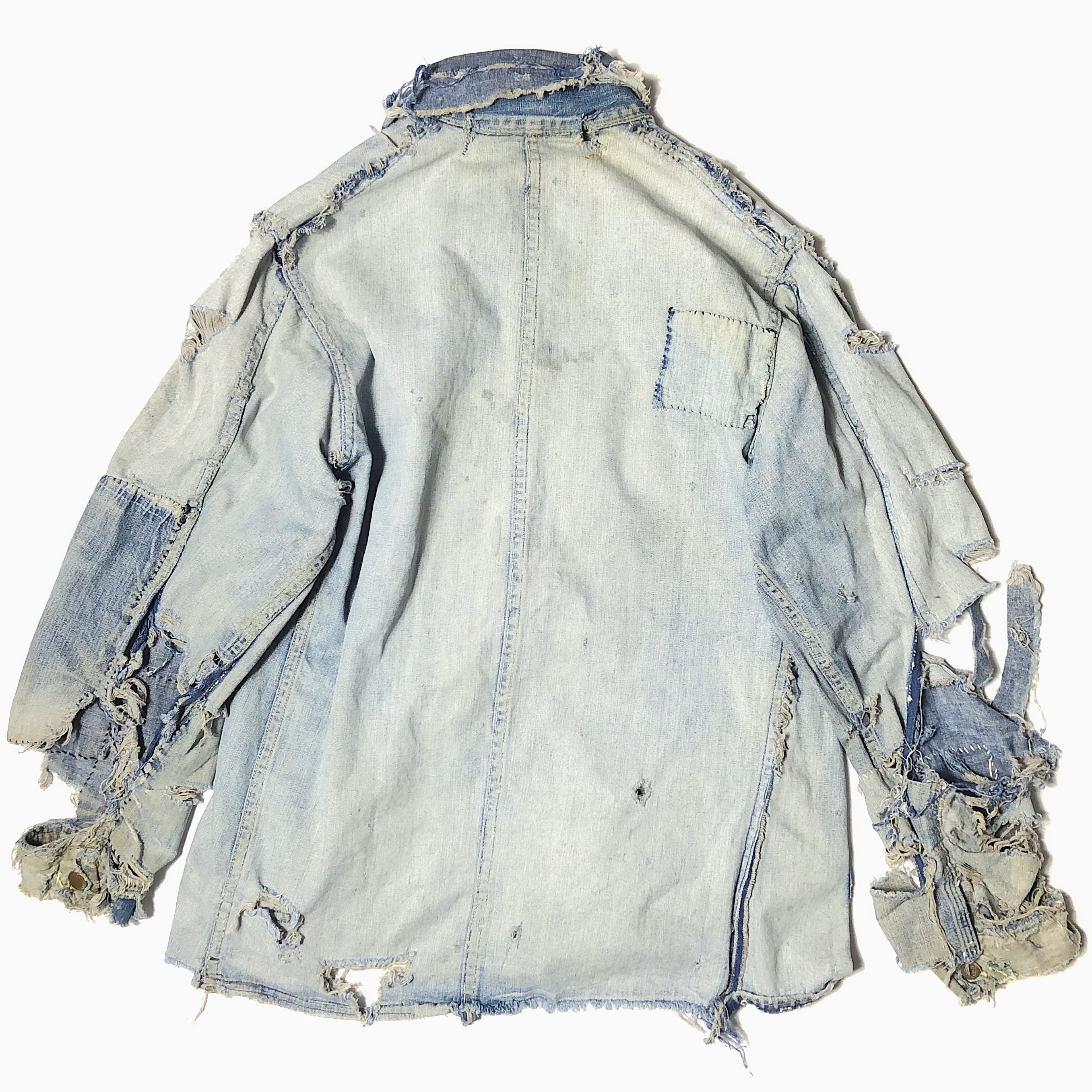 Vintage 60's【KEY】Grunge Denim Jacket の画像 2