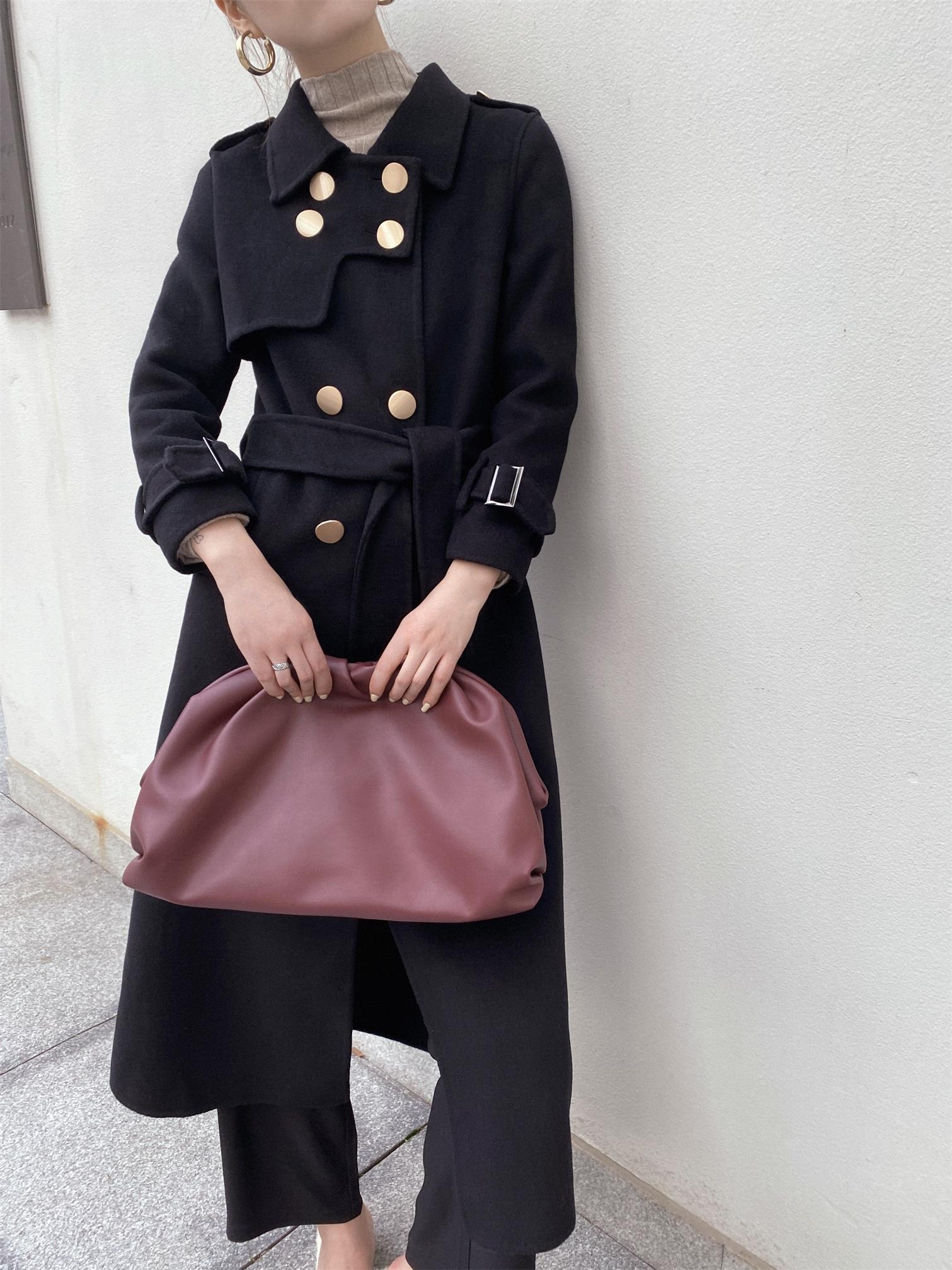 秋新作 チェスターコート アウター チェスターコート レディース チェスター ロングコート チェスターコート ロング ロングコート ミドル丈 秋 コート レディースコート 秋 冬 レディース アウター コート カシミア ブラック 通勤 かっこいい Viento