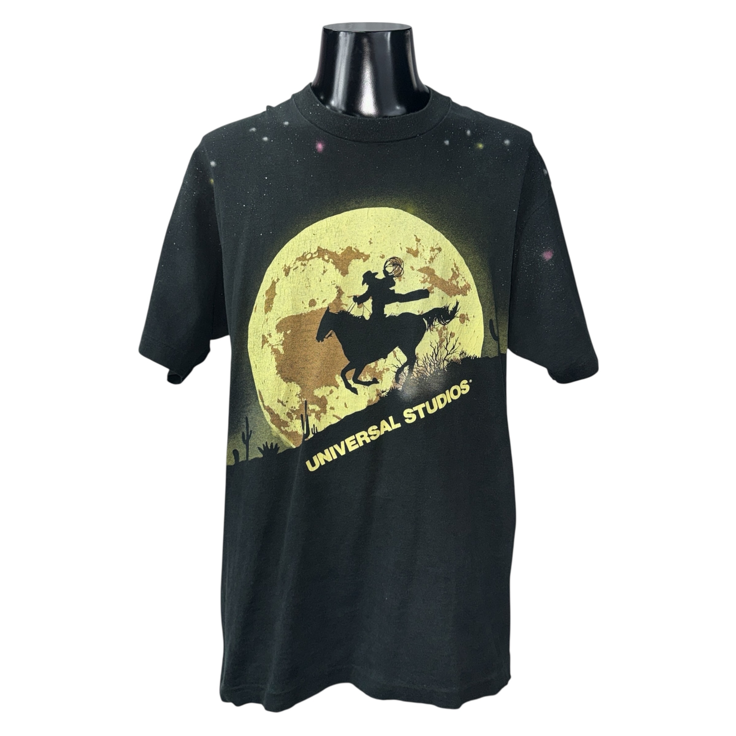 【UNIVERSAL STUDIOS】ユニバーサルスタジオ “COWBOY & MOON” 90’s Vintage Tシャツ