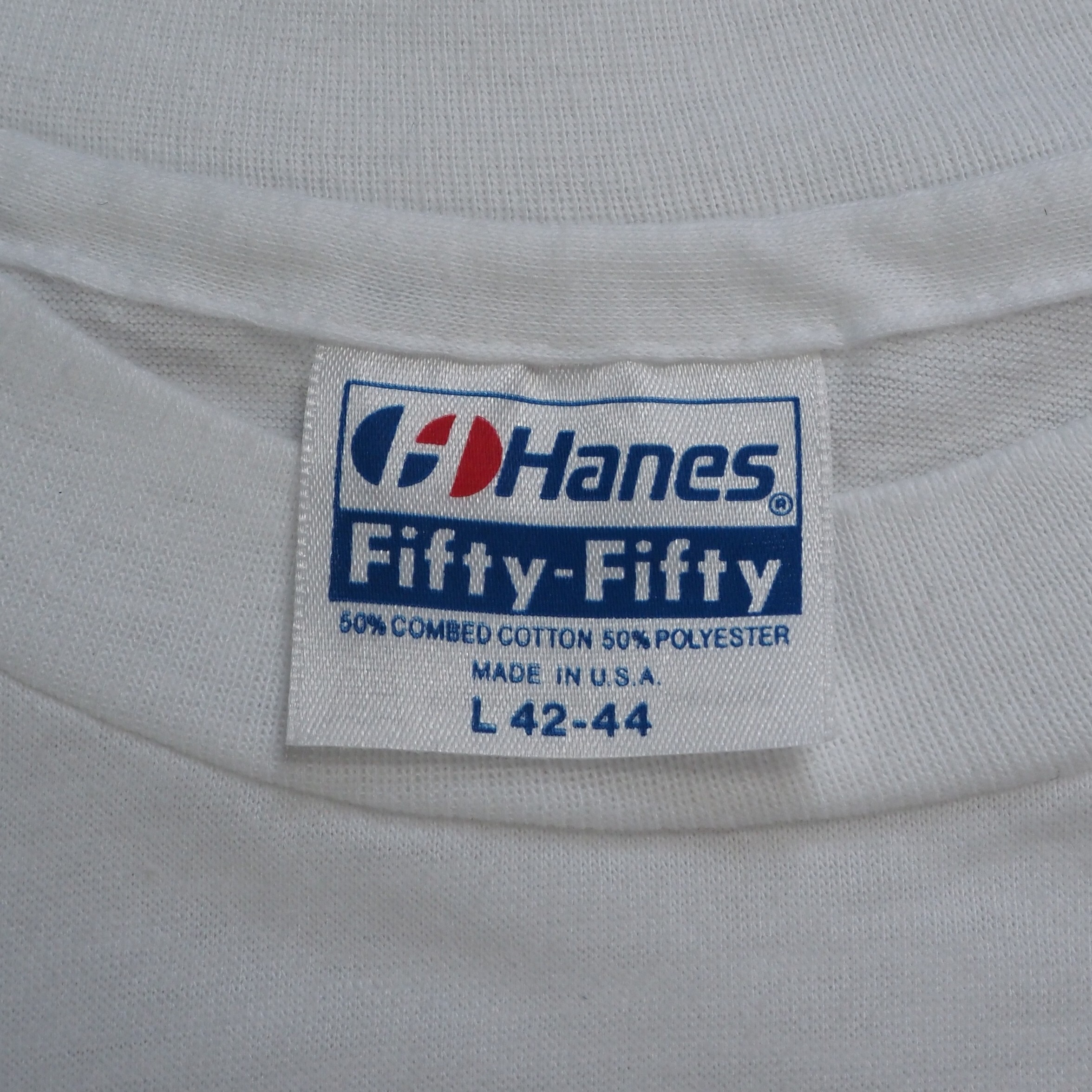 80's Hanes 鼠年Tシャツ Lサイズ ホワイト の画像 9