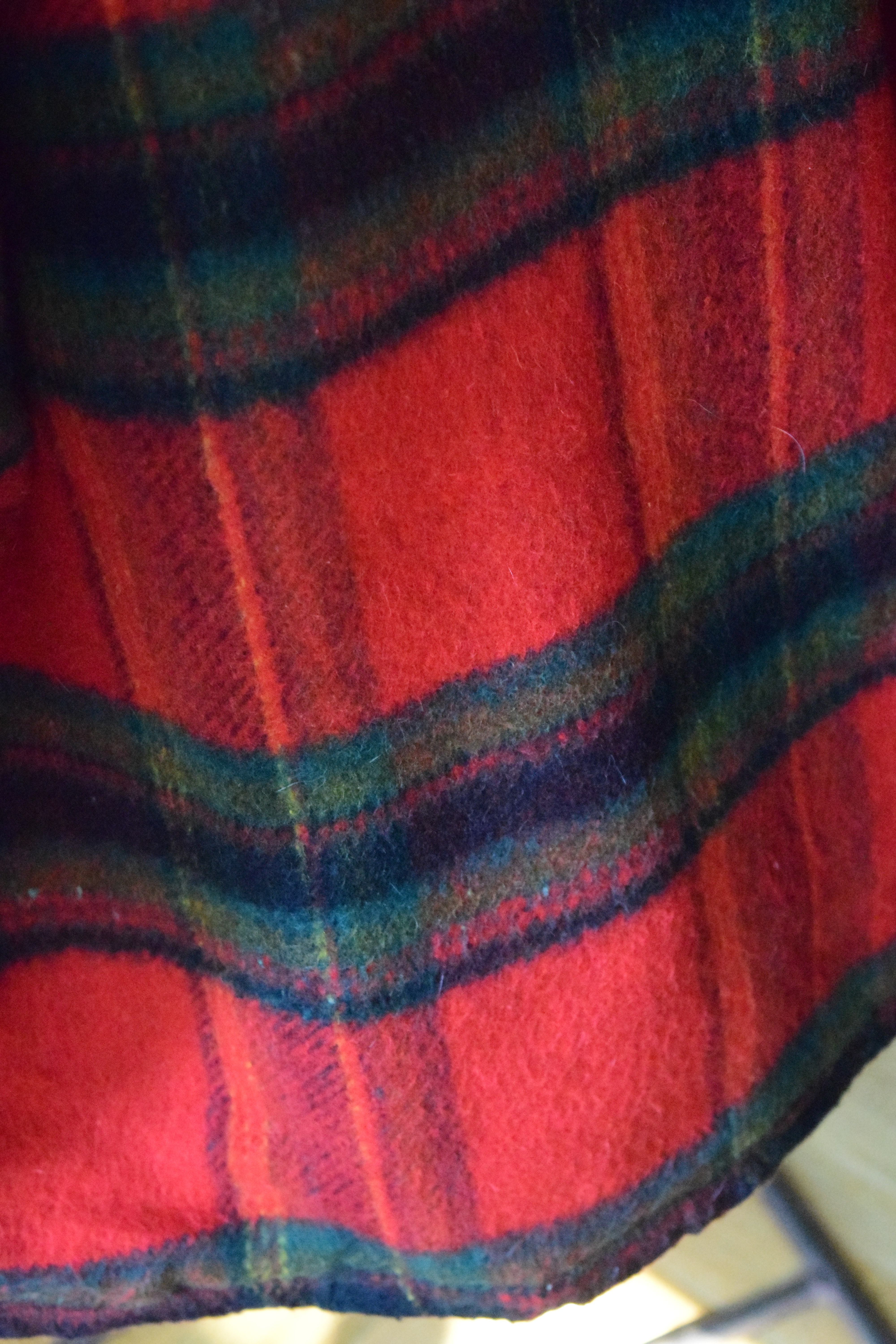 Plaid pattern boa jacket の画像 8