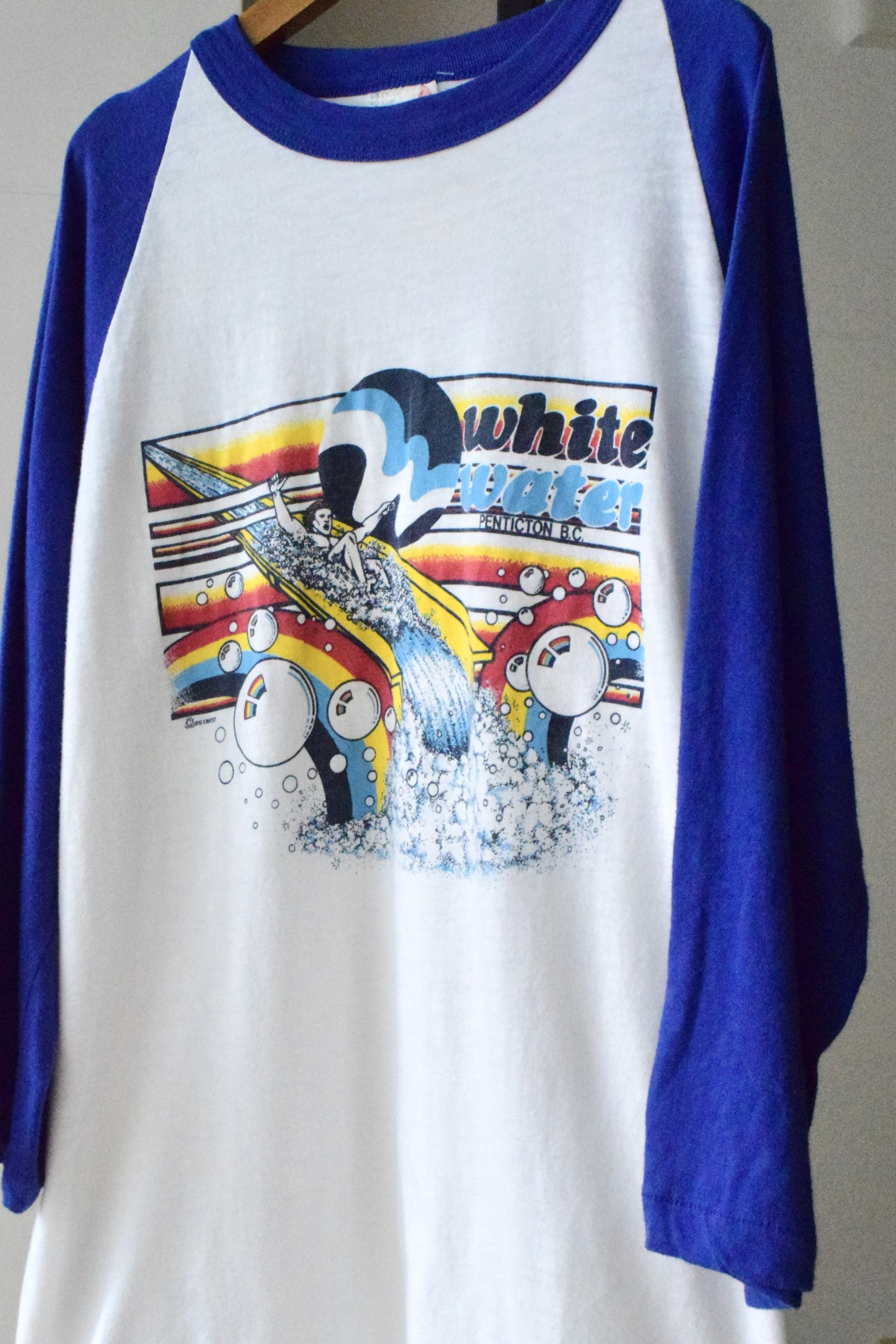 1980s raglan print tee の画像 3