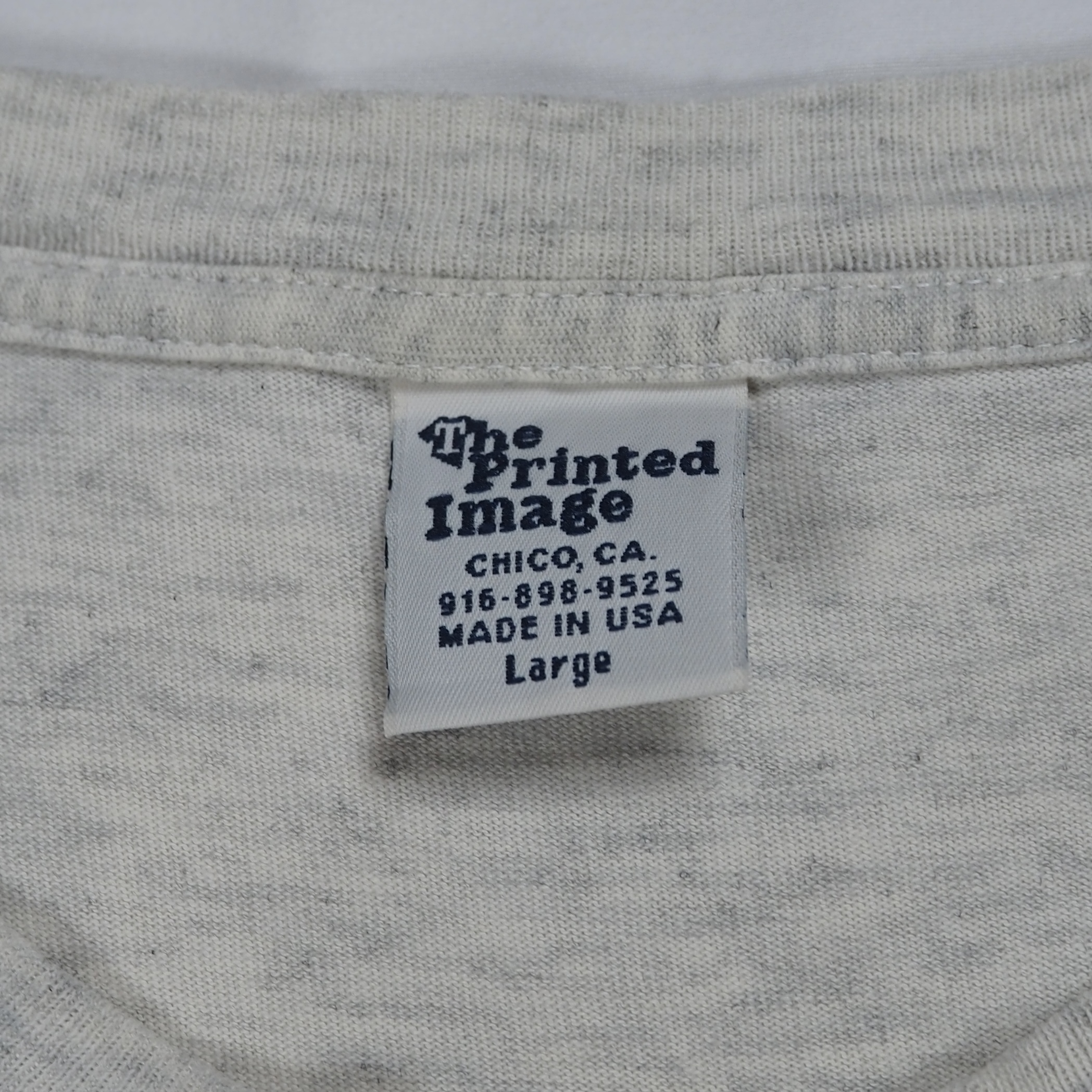 90’s 世界地図Tシャツ グレー アメリカ製 の画像 7