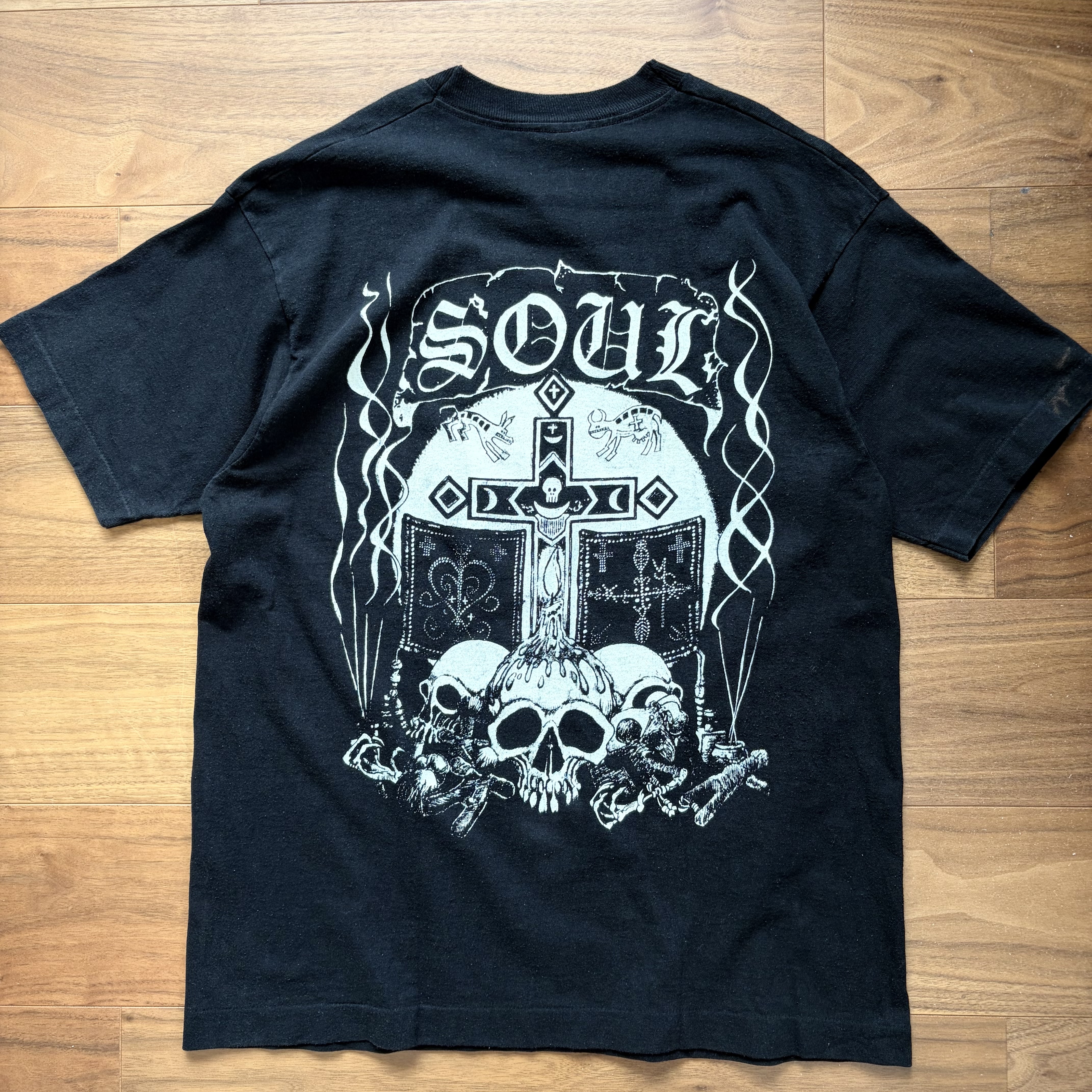 80s プレイングハンズ バンドTシャツ タトゥー の画像 2