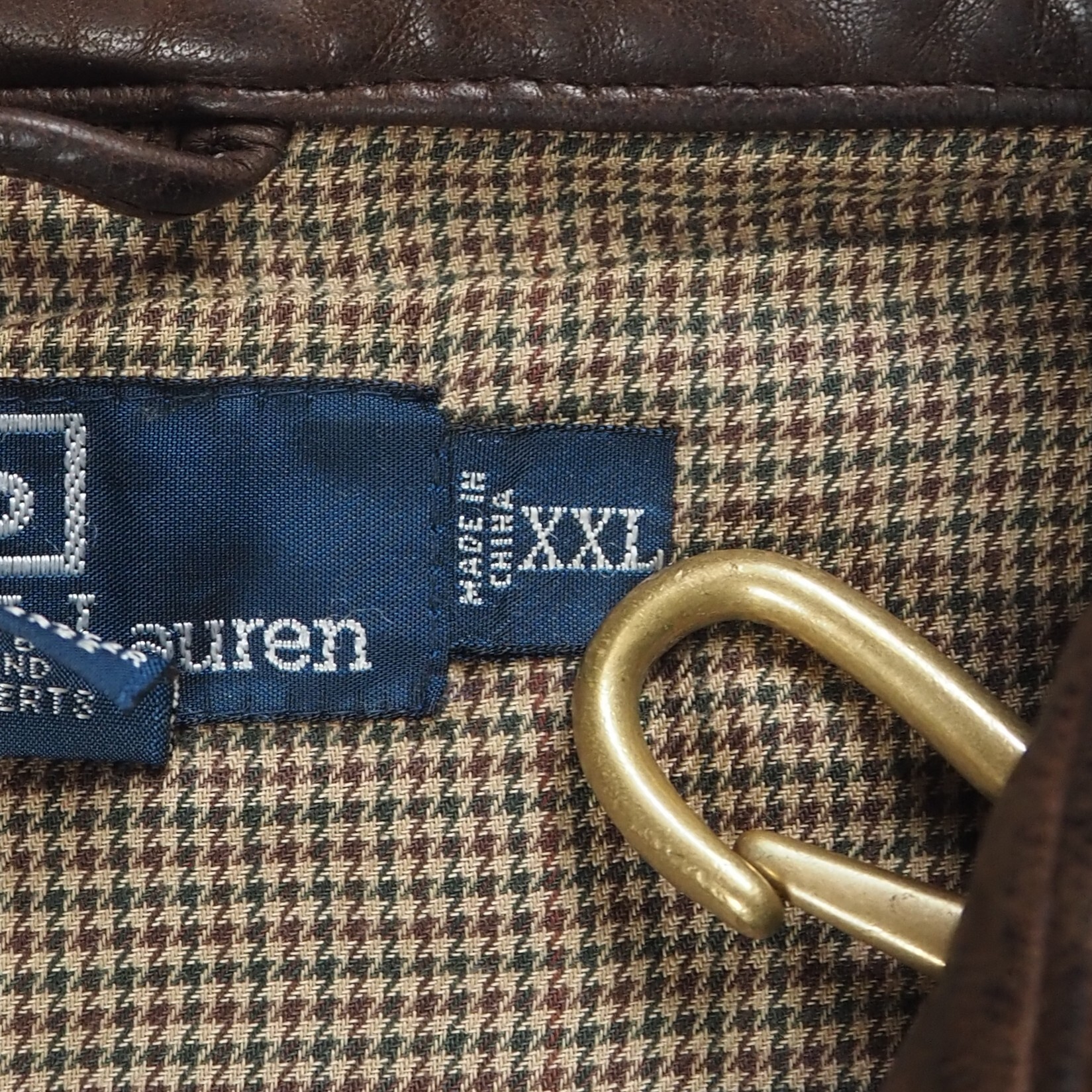 【9/23 20:00入荷】90's Ralph Lauren ラムレザージャケット XXL の画像 10