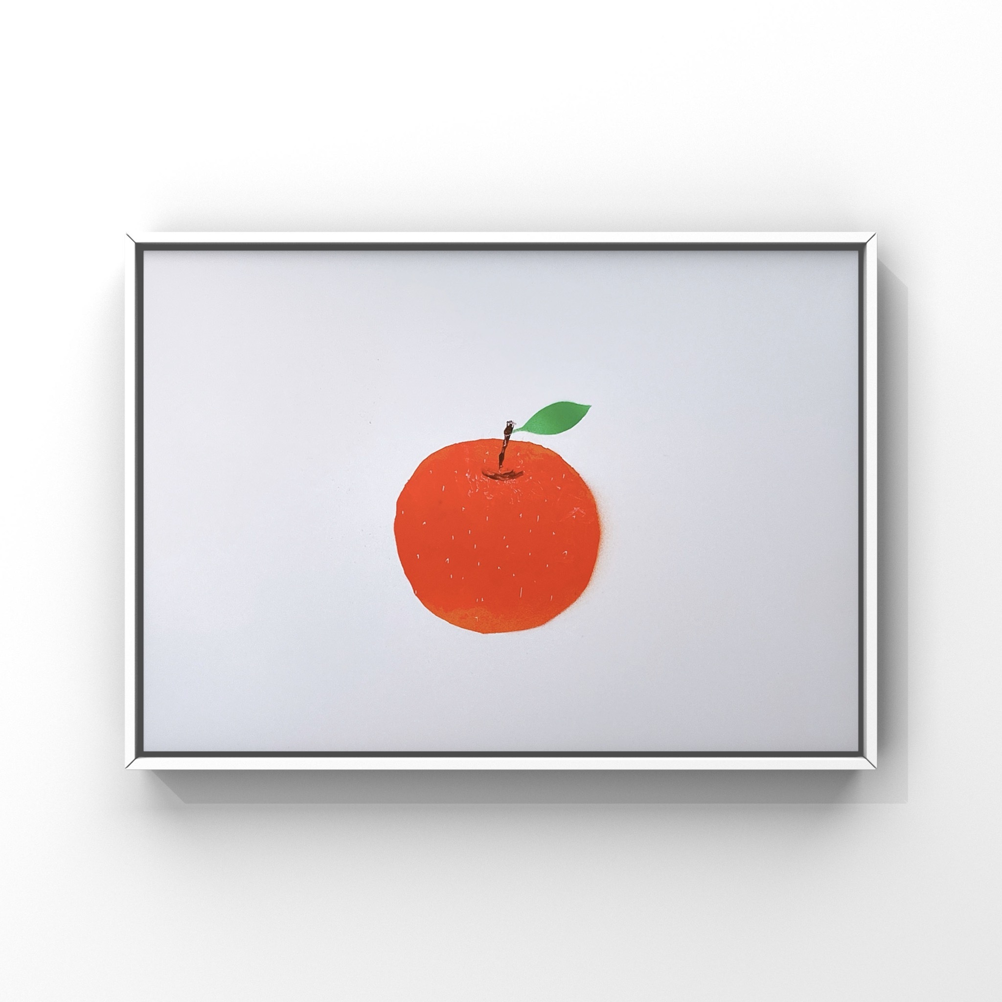 食べ物スプレーアート作品 赤りんご Norimiso Wakuwaku Online Shop