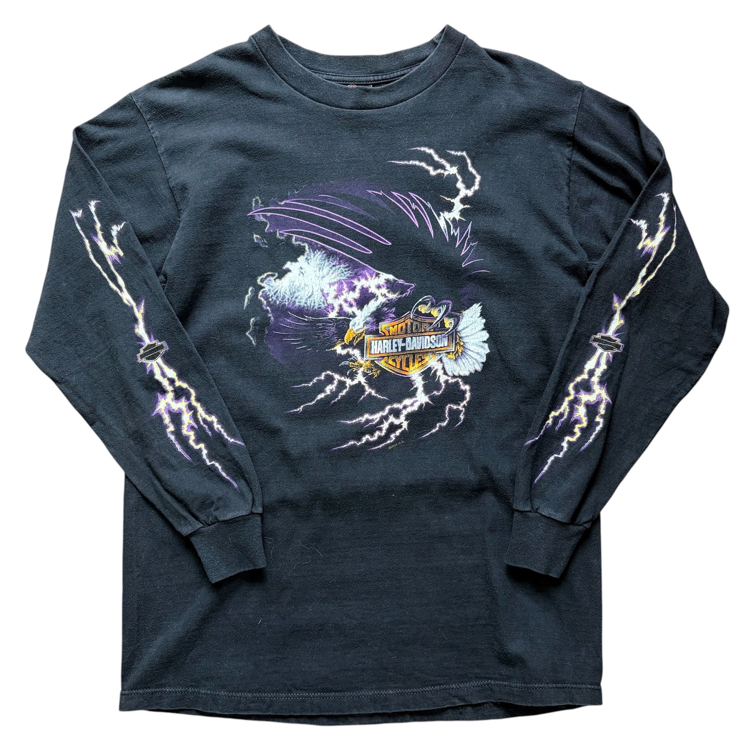 HARLEY DAVIDSON ロンT Tシャツ ハーレー サンダー ビンテージ