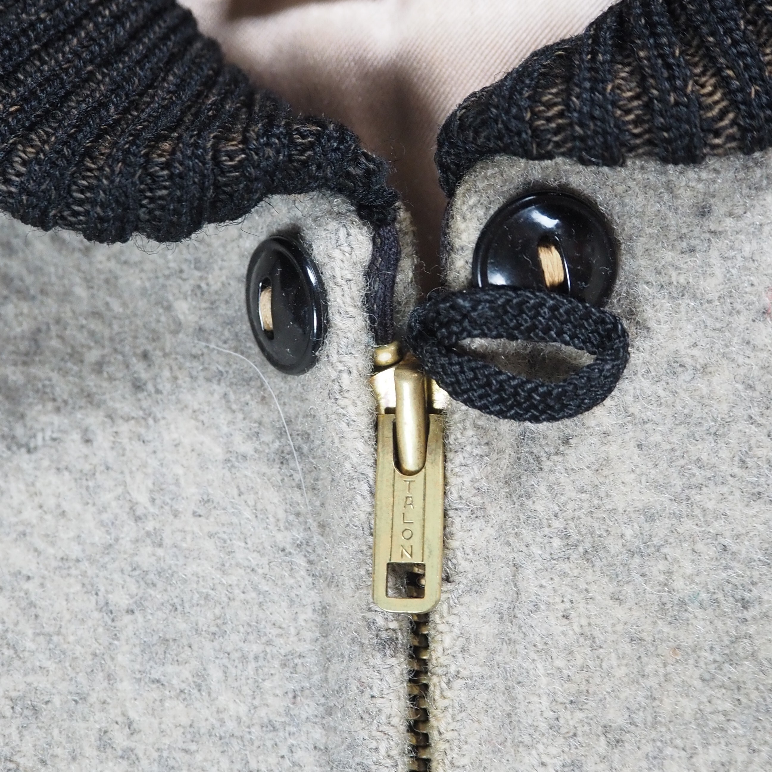 【9/23 20:00入荷】50's Woolrich ファラオジャケット グレー×ブラック の画像 10