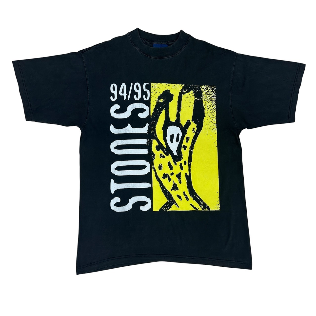 THE ROLLING STONES ザ・ローリング・ストーンズ VOODOO LOUNGE 94/95 ワールドツアー バンドT ブラック 古着 ロックT XL