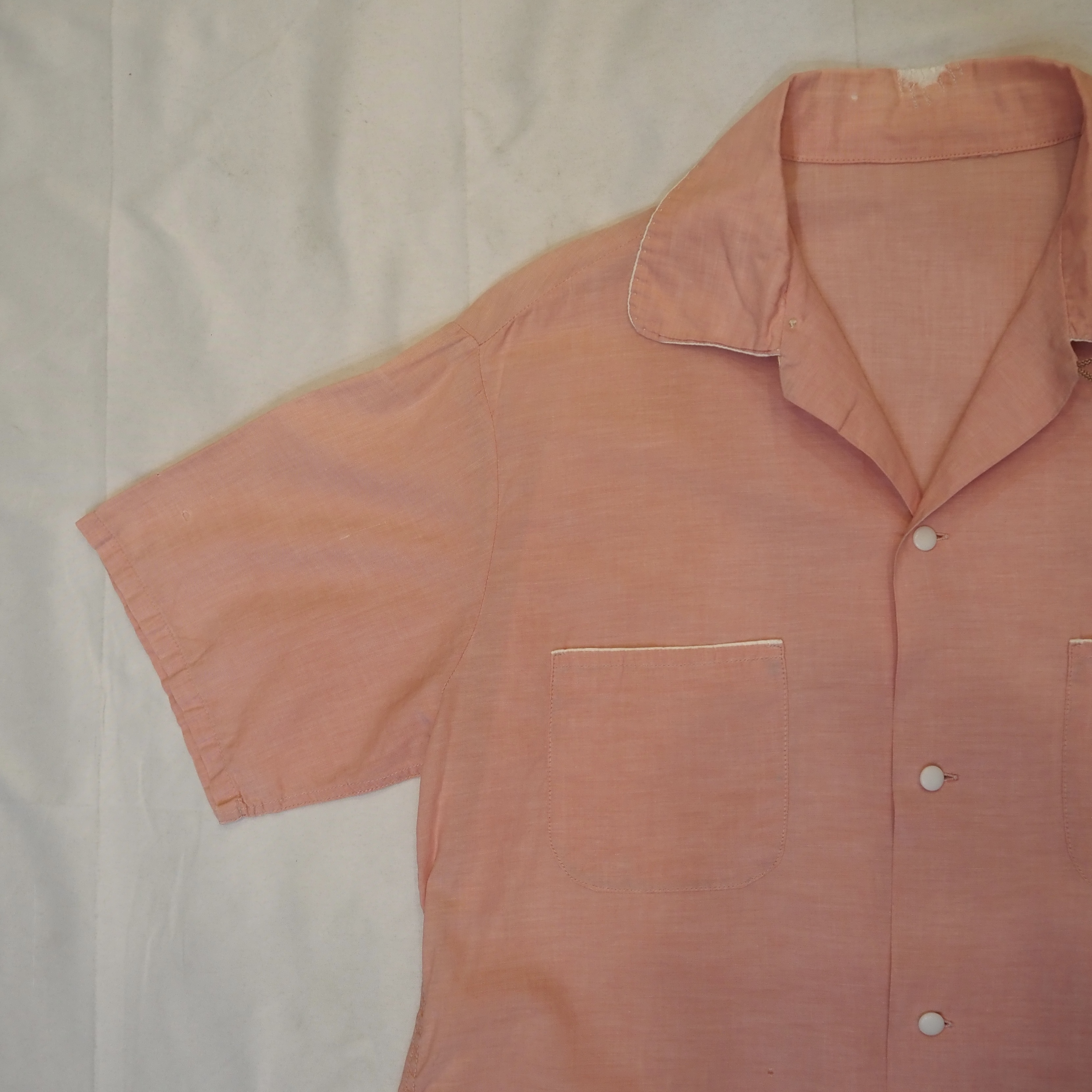 50’s コットンシャツ Pink!!! の画像 2