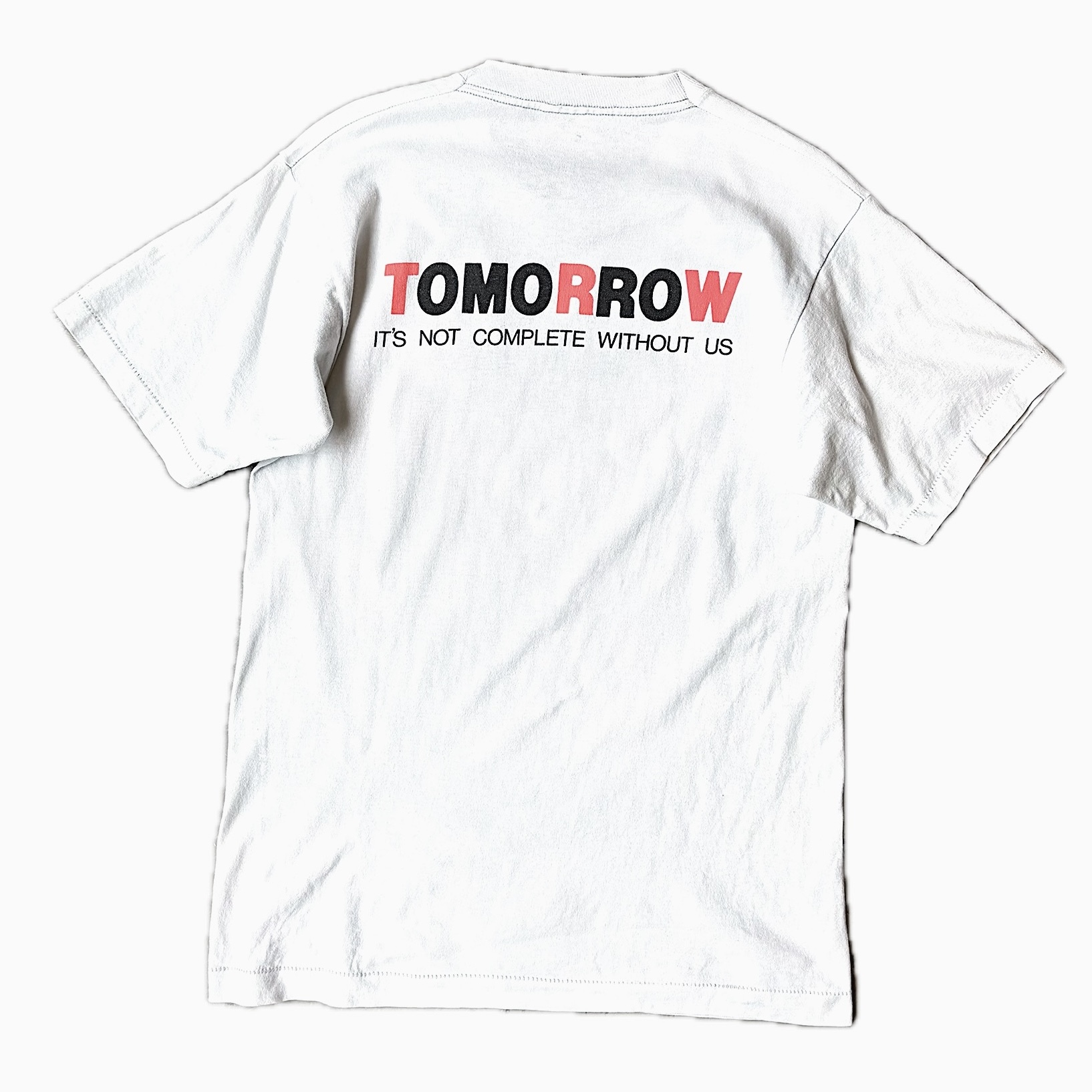 Vintage 80's【FRUIT OF THE LOOM】"TOMORROW" T-shirt の画像 2