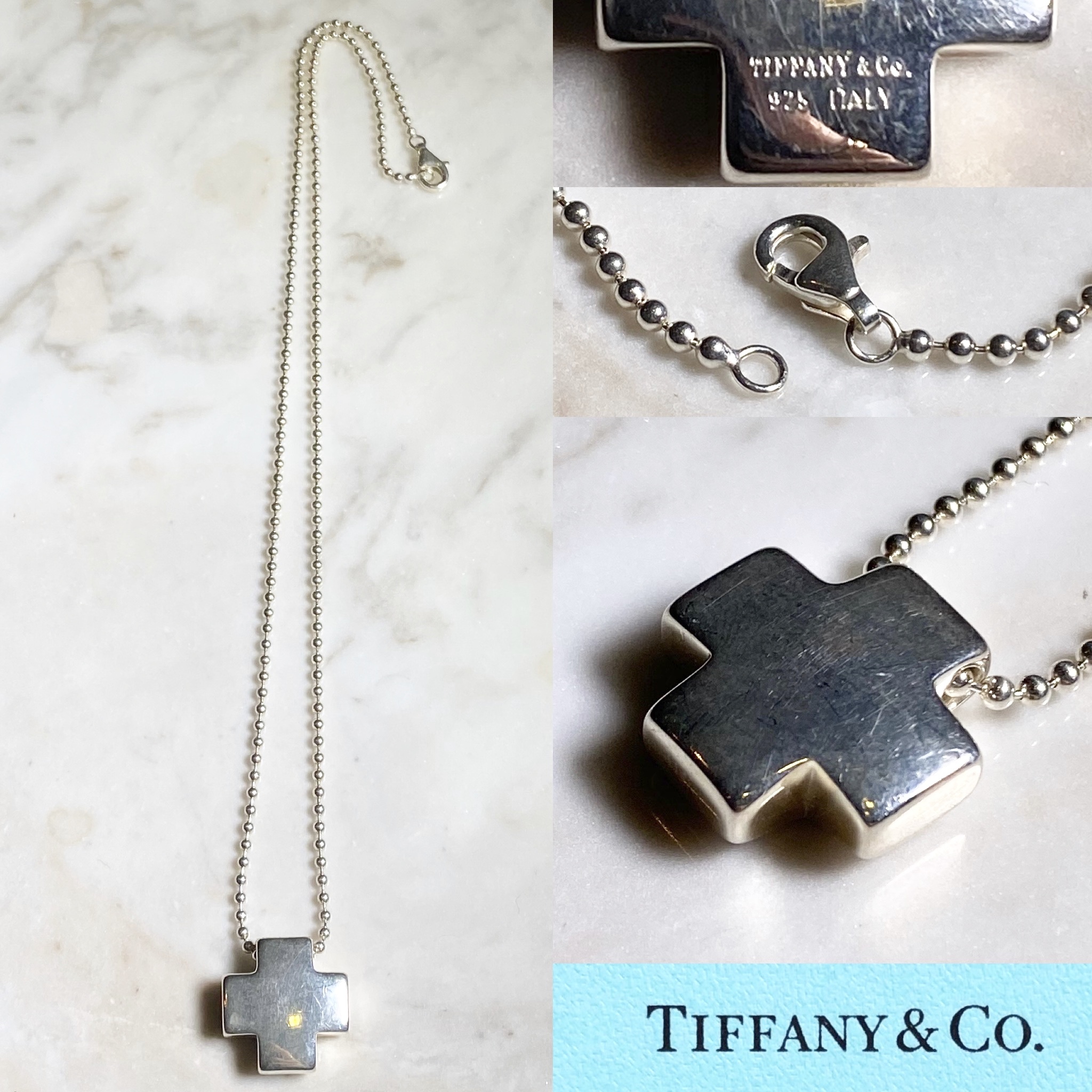 tiffany ball chain necklace