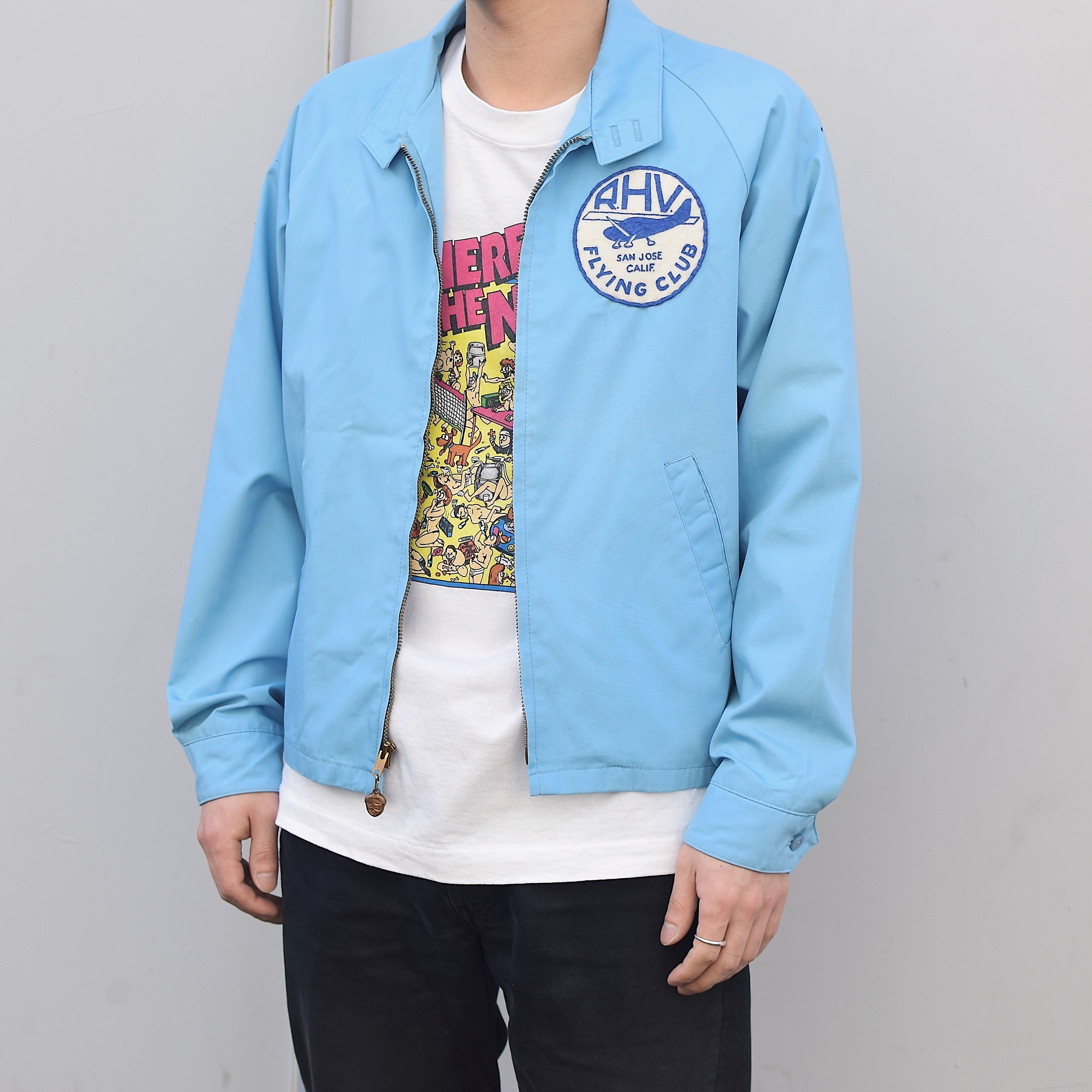 Vintage 60〜70's【Oakbrook Sportswear】"AHV FLYING CLUB" Swing Top Jacket の画像 3