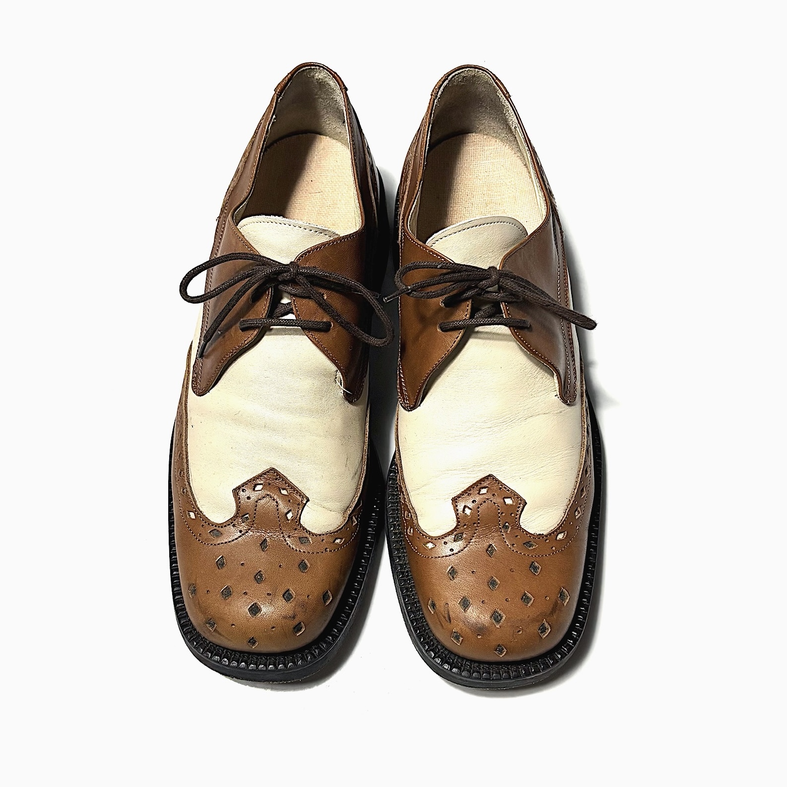 Vintage【Robert Wayne】Wing Tip Leather Shoes の画像 2
