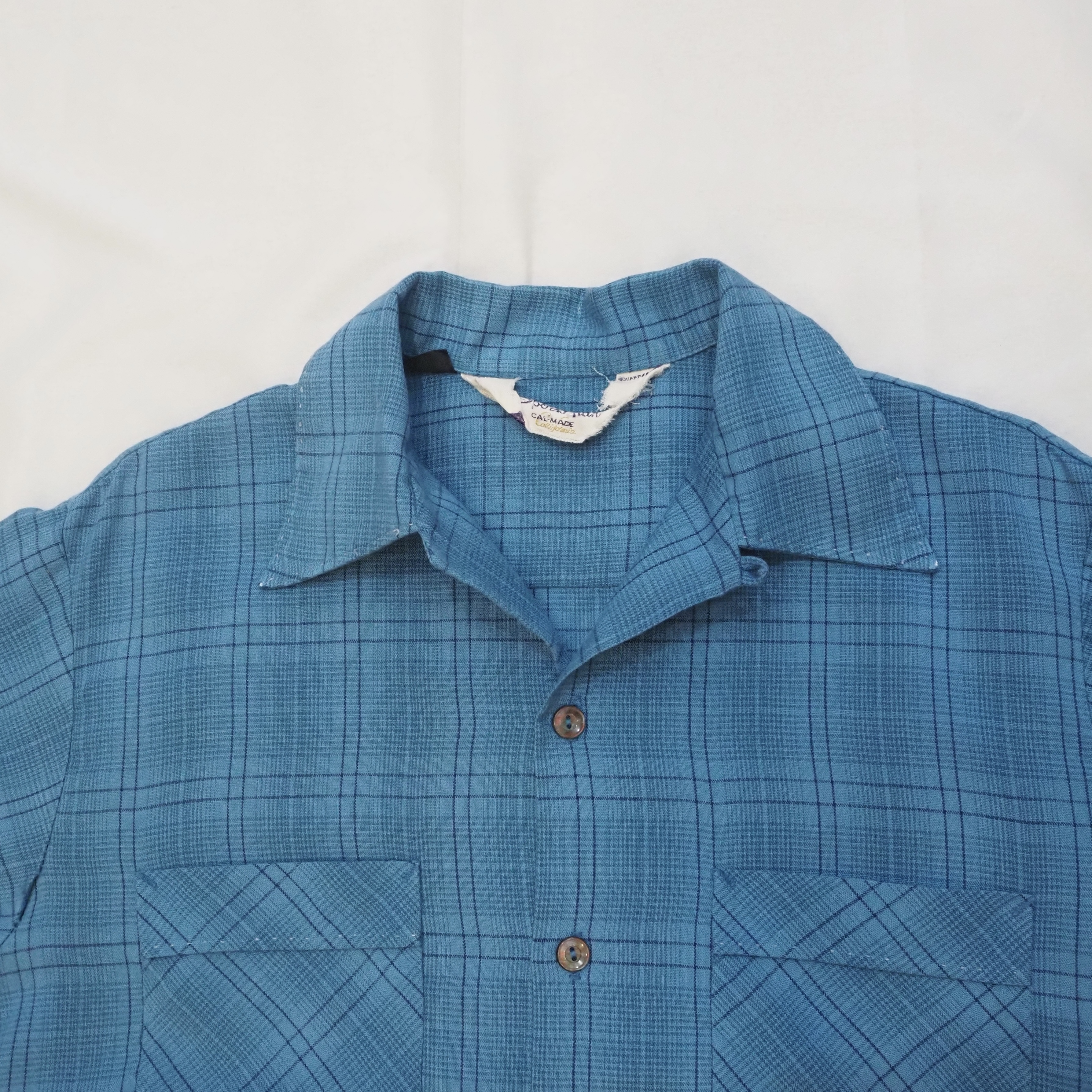 60’s〜 Vintage Cotton Button Up Shirt の画像 6