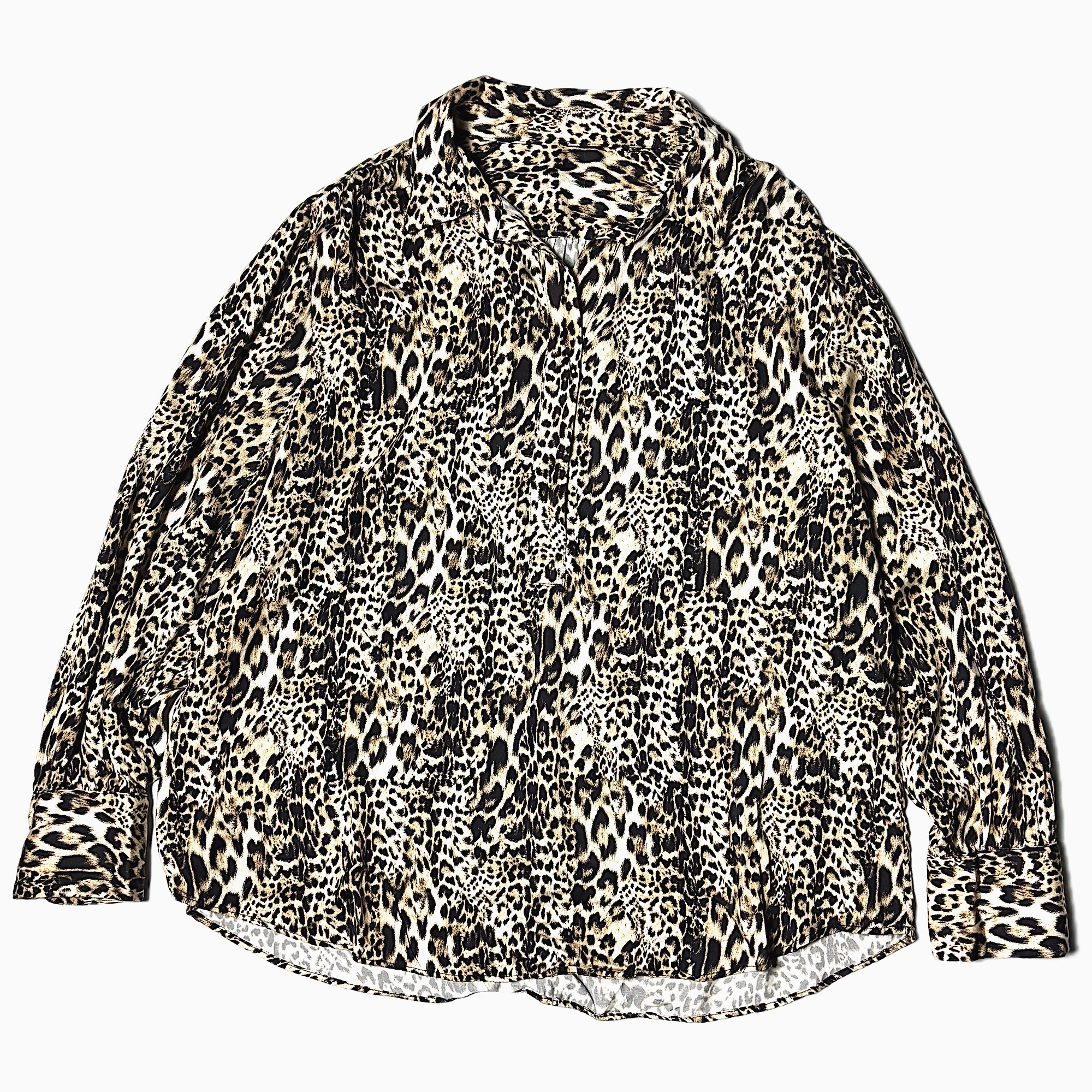 Vintage Leopard Pullover Shirt