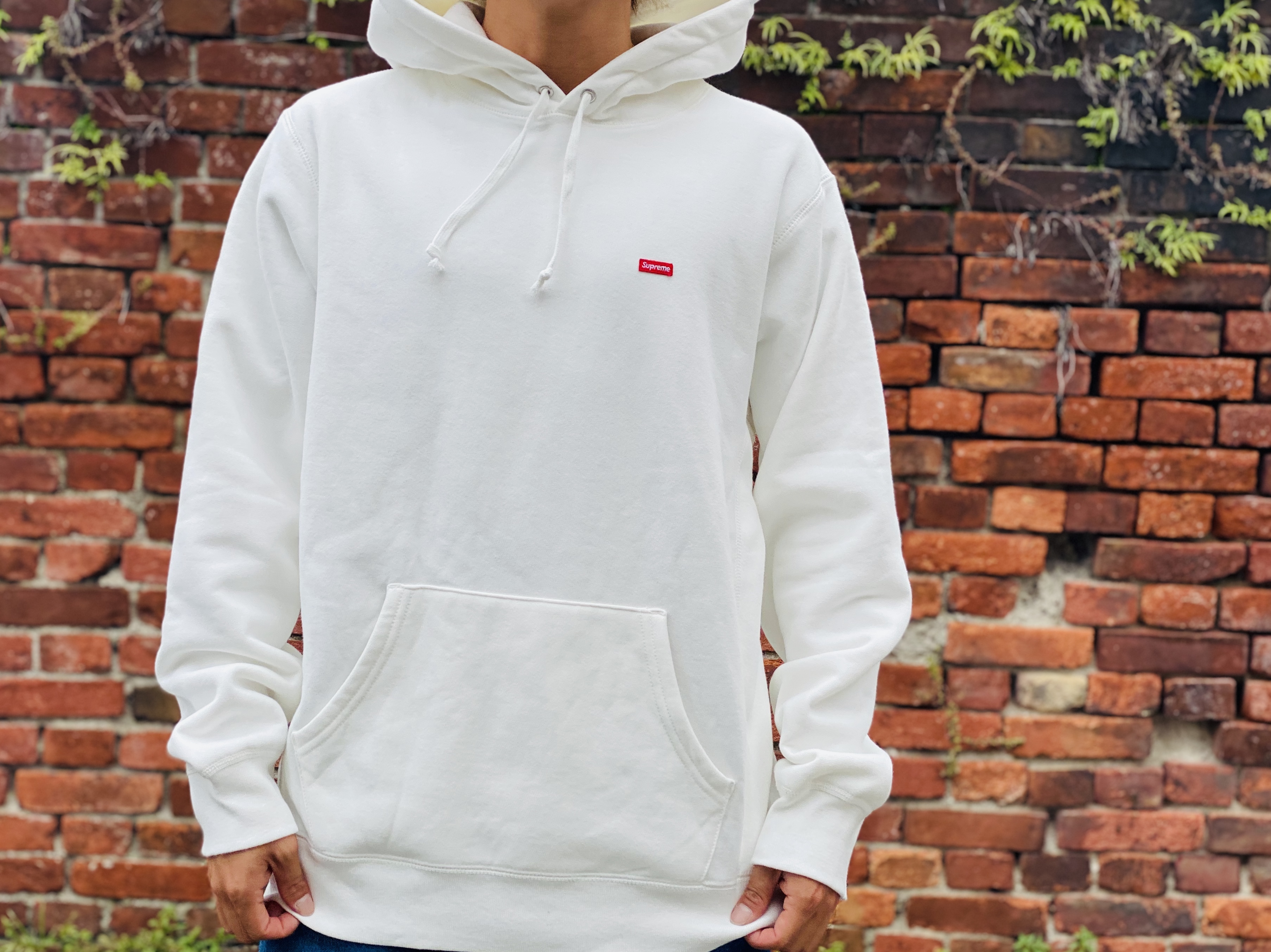 メンズSupreme Small Box Hooded Sweatshirt カモ S - パーカー