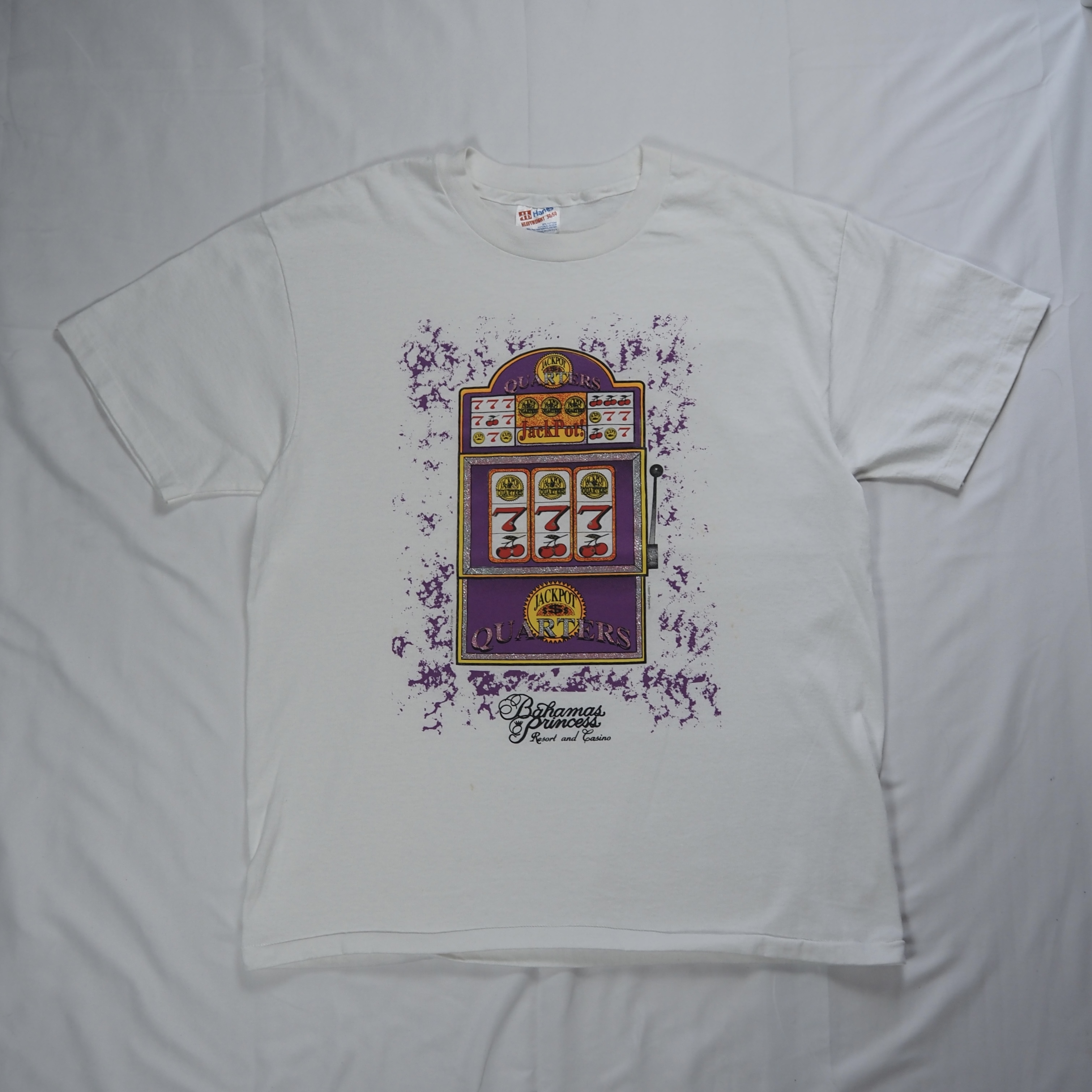 90’s Hanes カジノTシャツ スロット Lサイズ