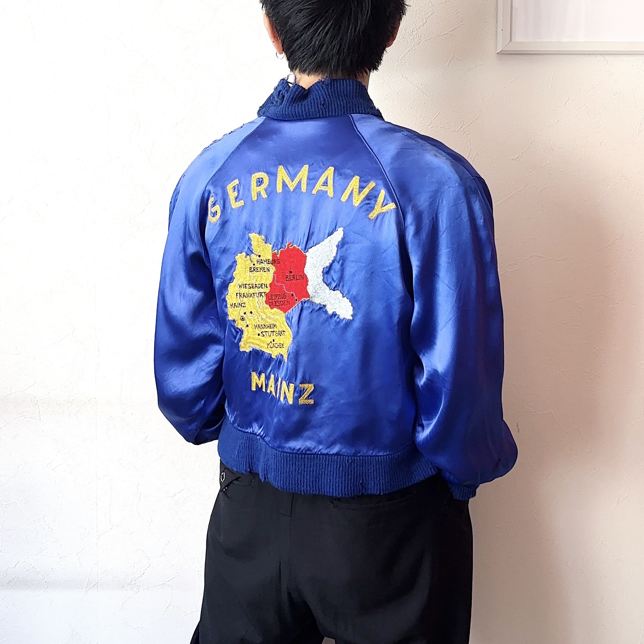 Vintage 50～60's "GERMANY MAINZ" Souvenir Jacket の画像 4