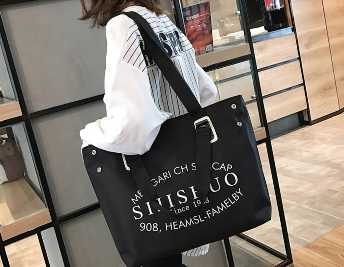 トートバック 大きいサイズ おしゃれ 普段使い シンプル カジュアル 通勤 大きめトート 韓国 Sweetly