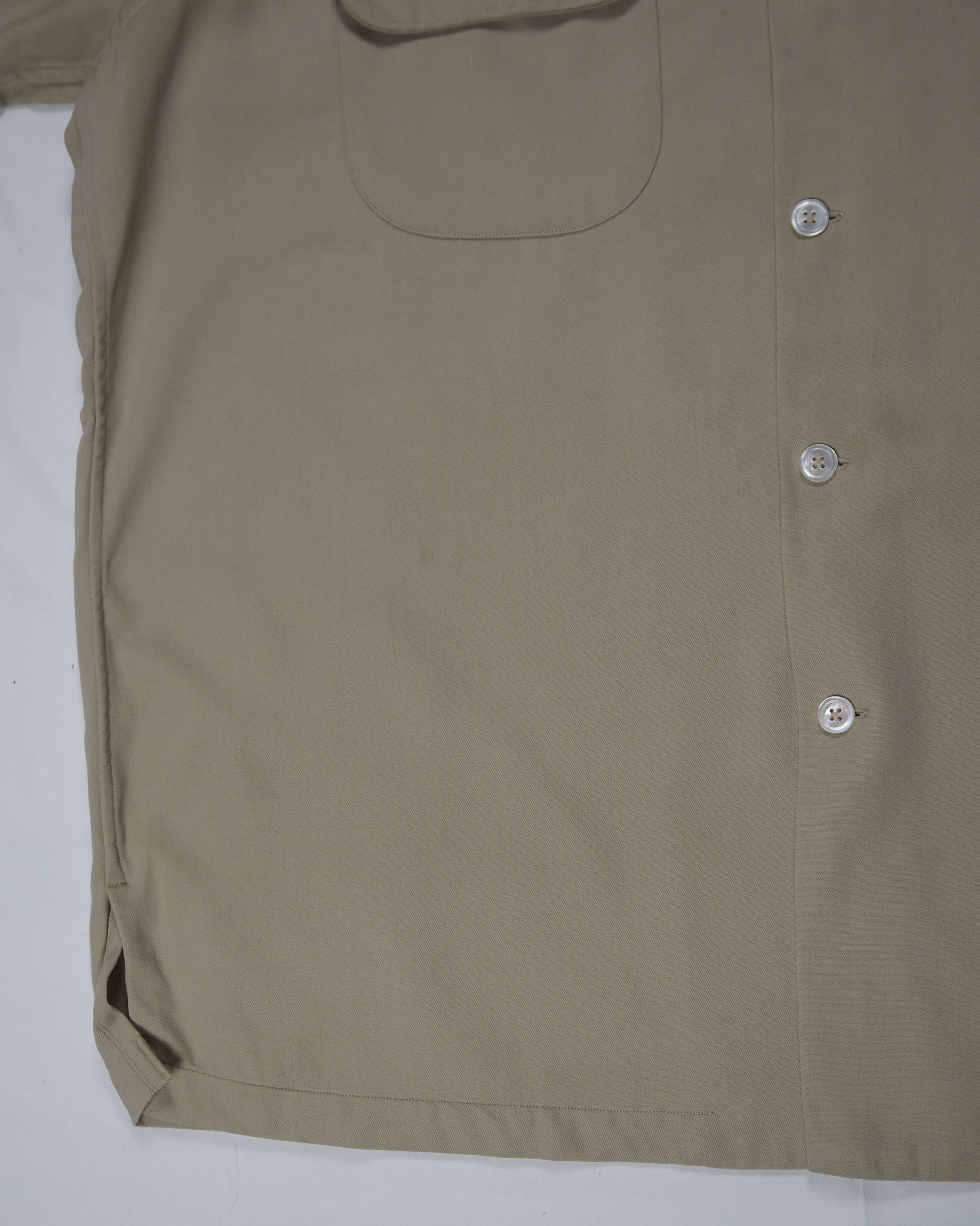 50’s SAKS FIFTH AVENUE ウールシャツ ベージュ の画像 11