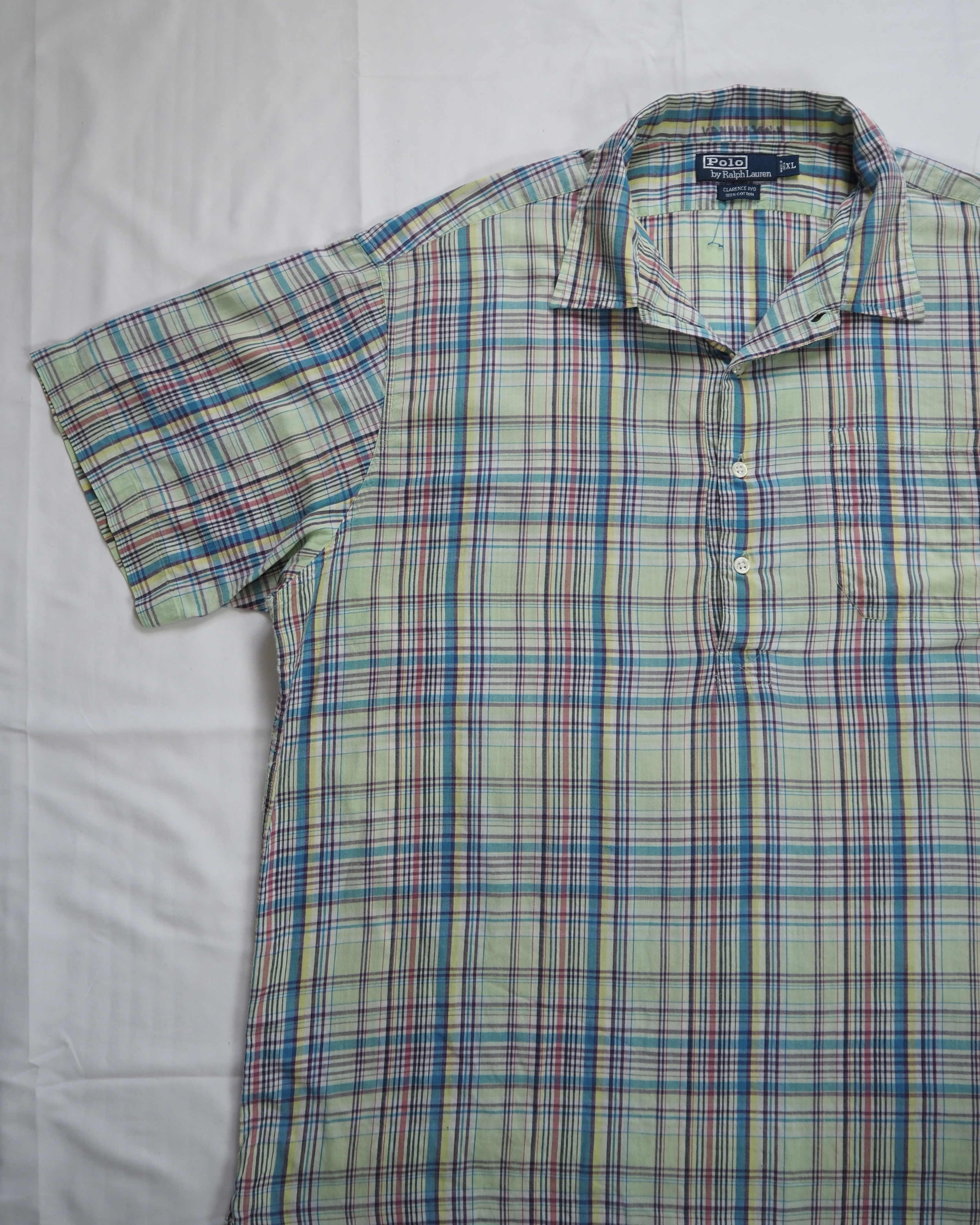 90’s Ralph Lauren コットンプルオーバーシャツ XL の画像 4