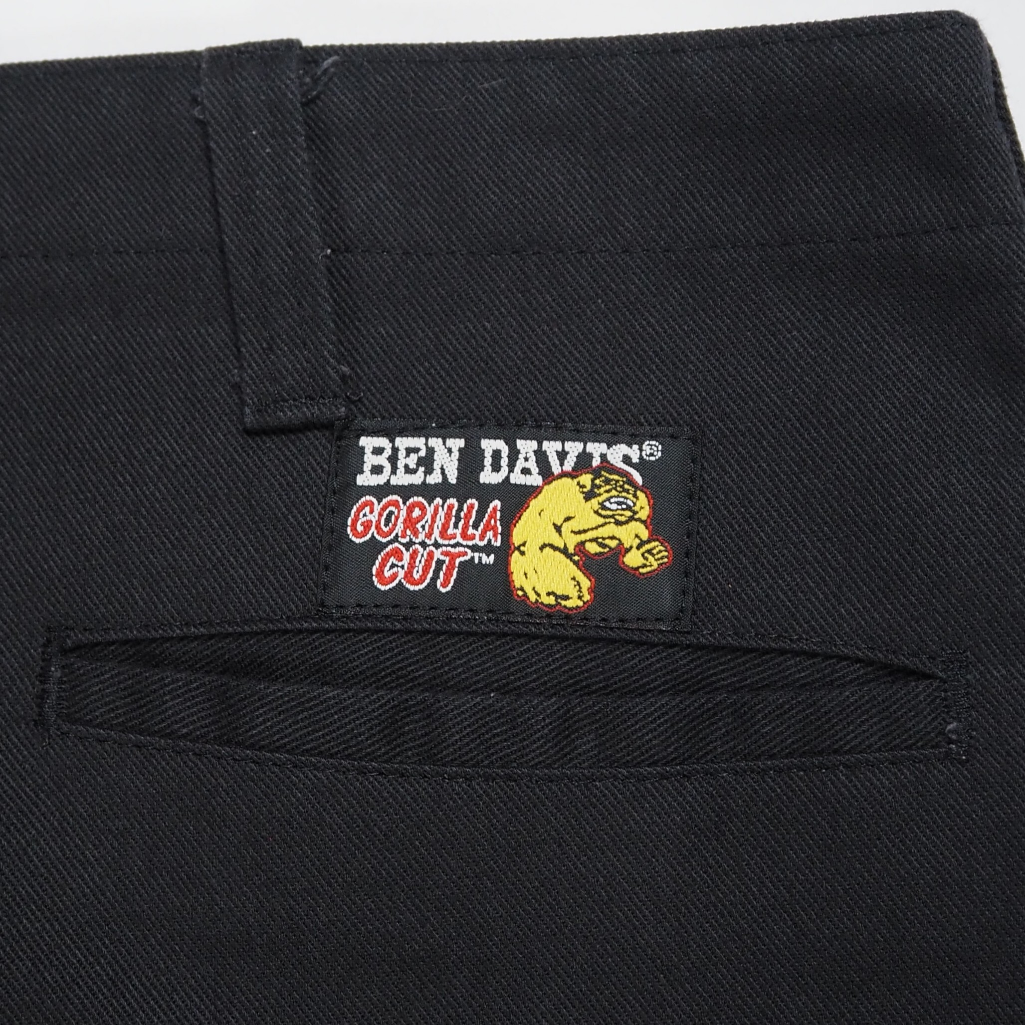 【9/23 20:00入荷】00's Ben Davis ゴリラカット ブラック 38×30 の画像 14