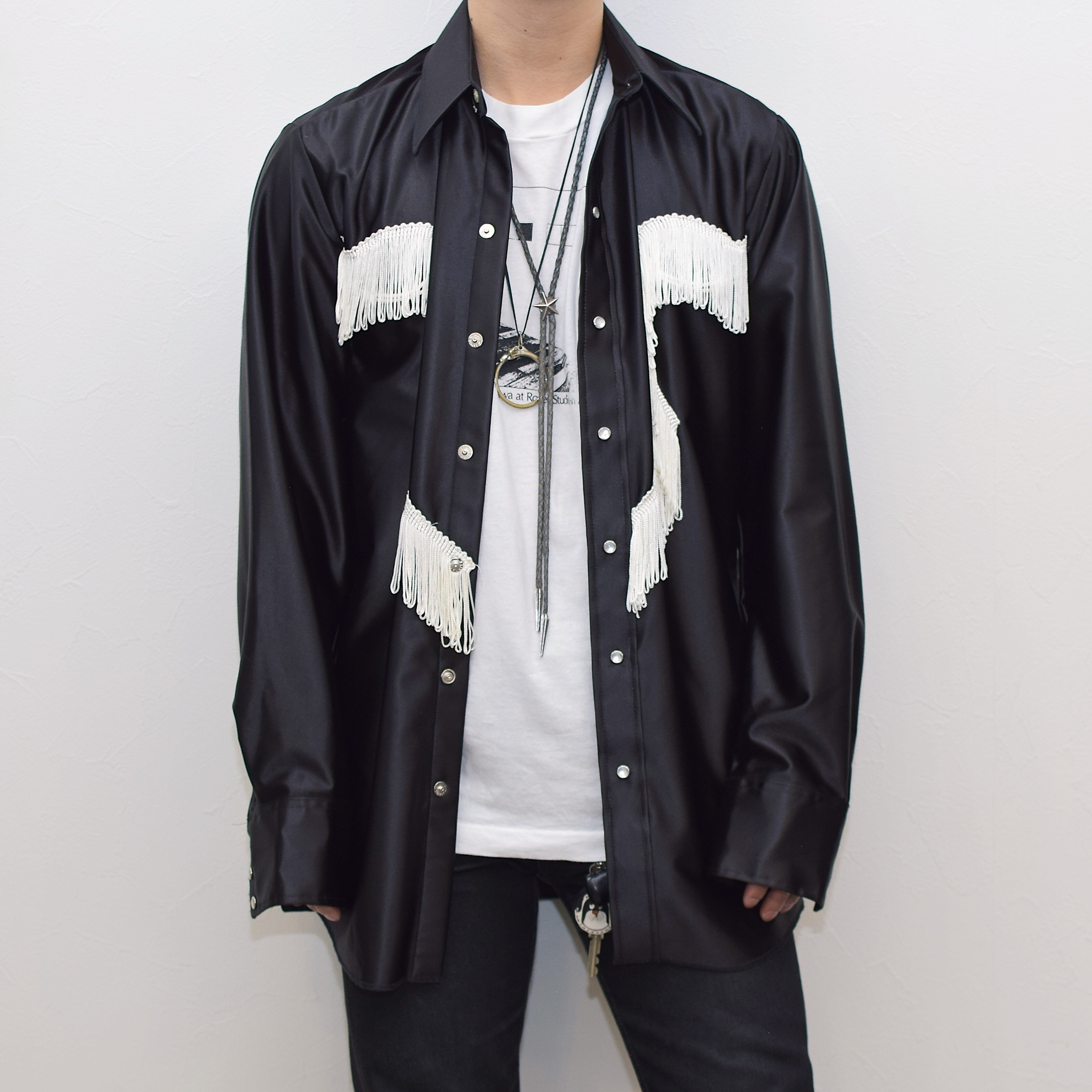 Vintage 70's Fringe Western Shirt の画像 3