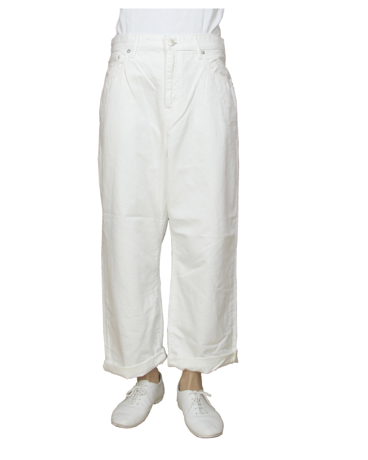 FS color linen wide sarouel - 画像1