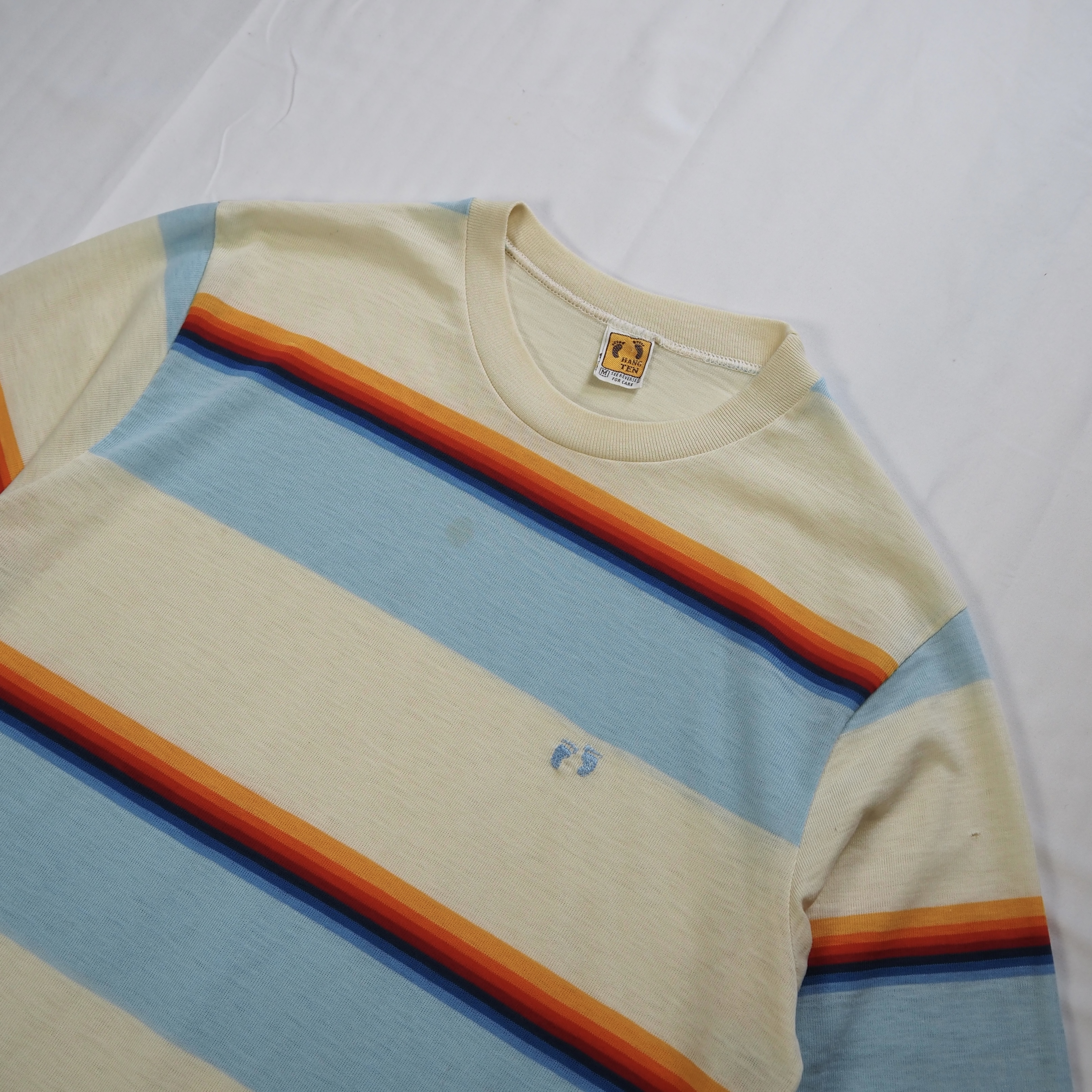 70’s-80’s Hang Ten ボーダーTシャツ Mサイズ の画像 2