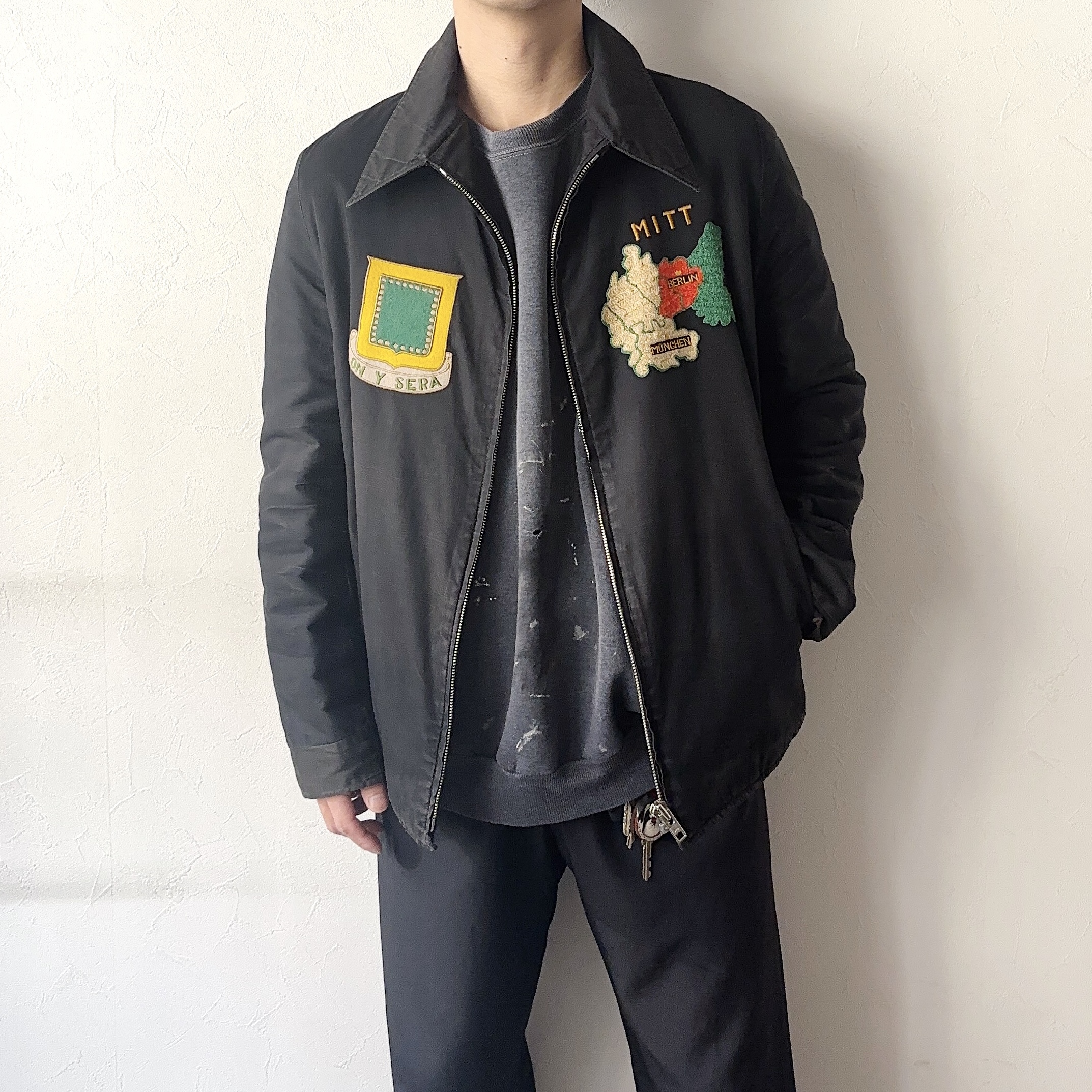 Vintage 50's "KITZINGEN GERMANY" Souvenir Jacket の画像 3