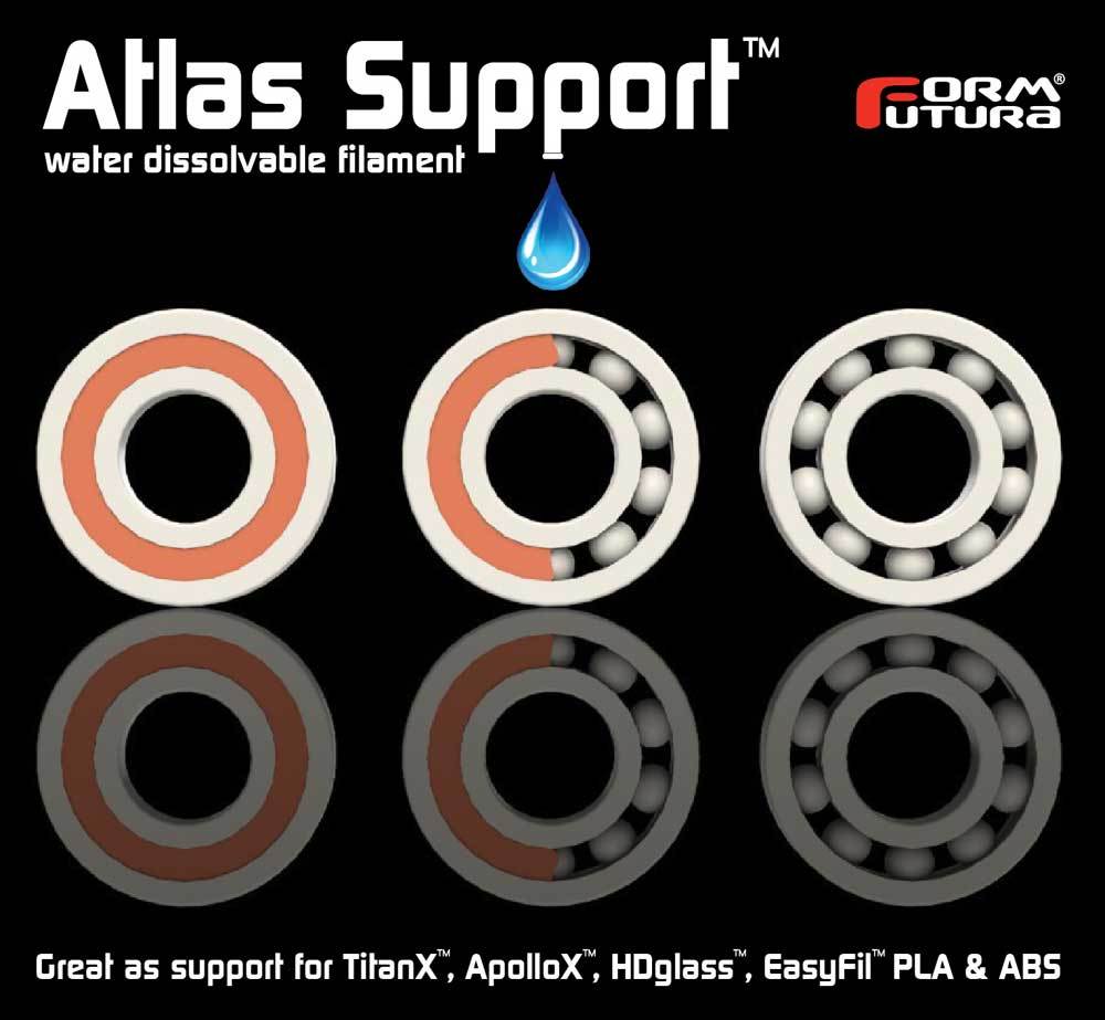 Atlas 次世代PVAフィラメント 1.75mm 300g - 画像2