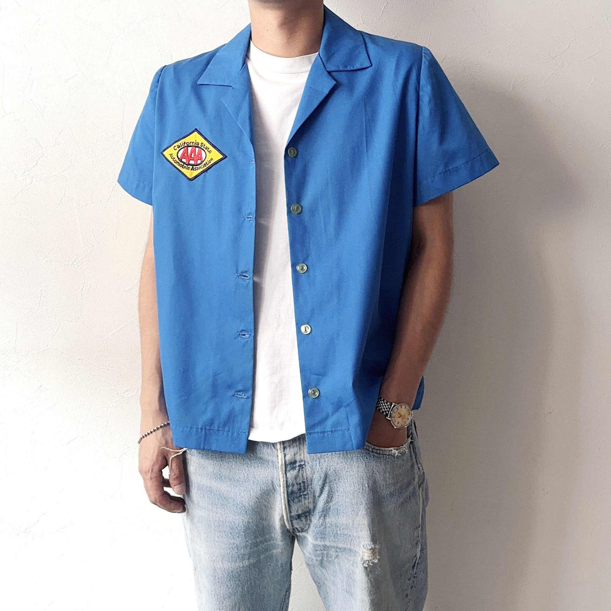 Vintage 50〜60's "Brumback's CSAA Napa, Ca." Bowling Shirt の画像 3