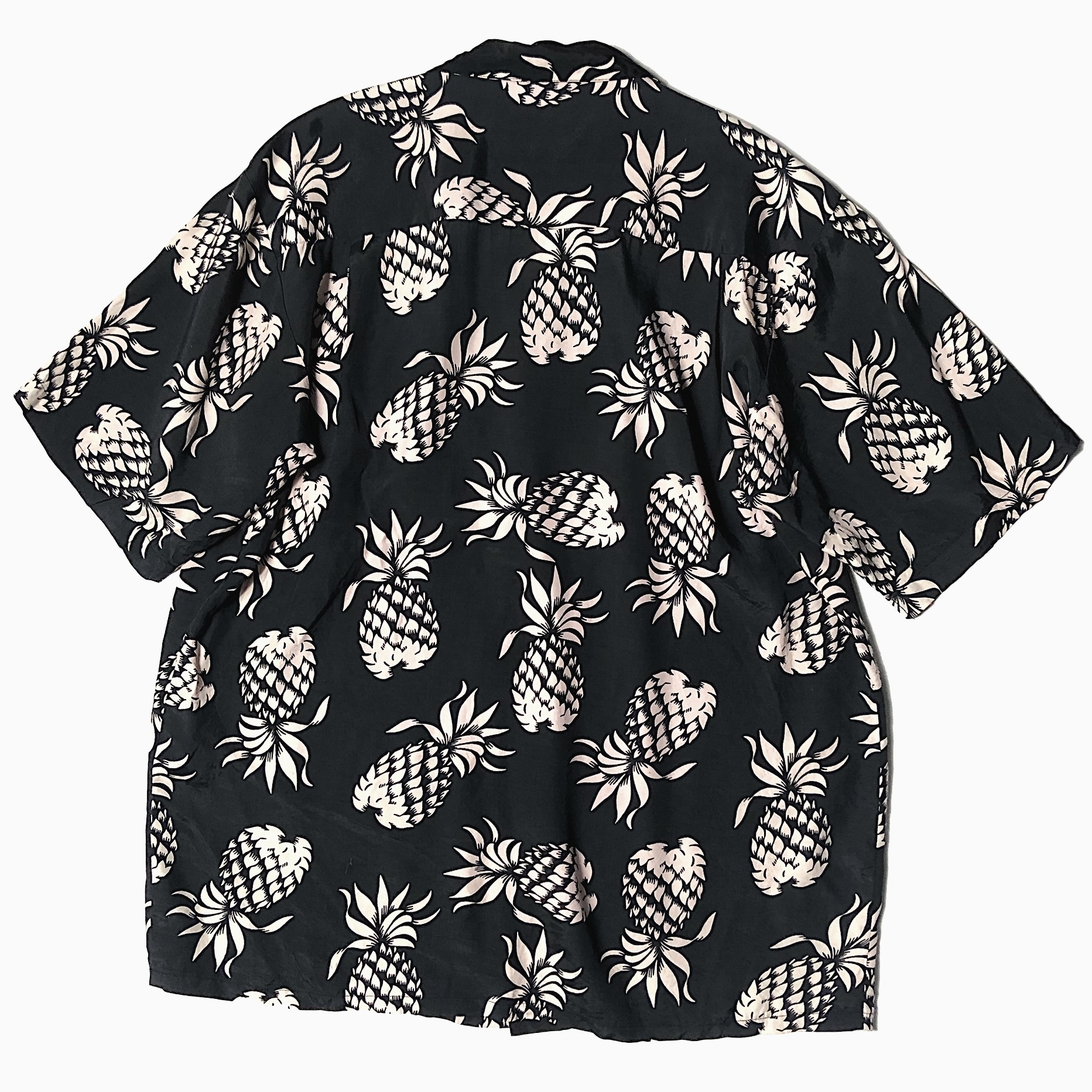 Vintage 90's【KHAKI SAFARI】Short Sleeve Rayon Hawaiian Shirt の画像 2