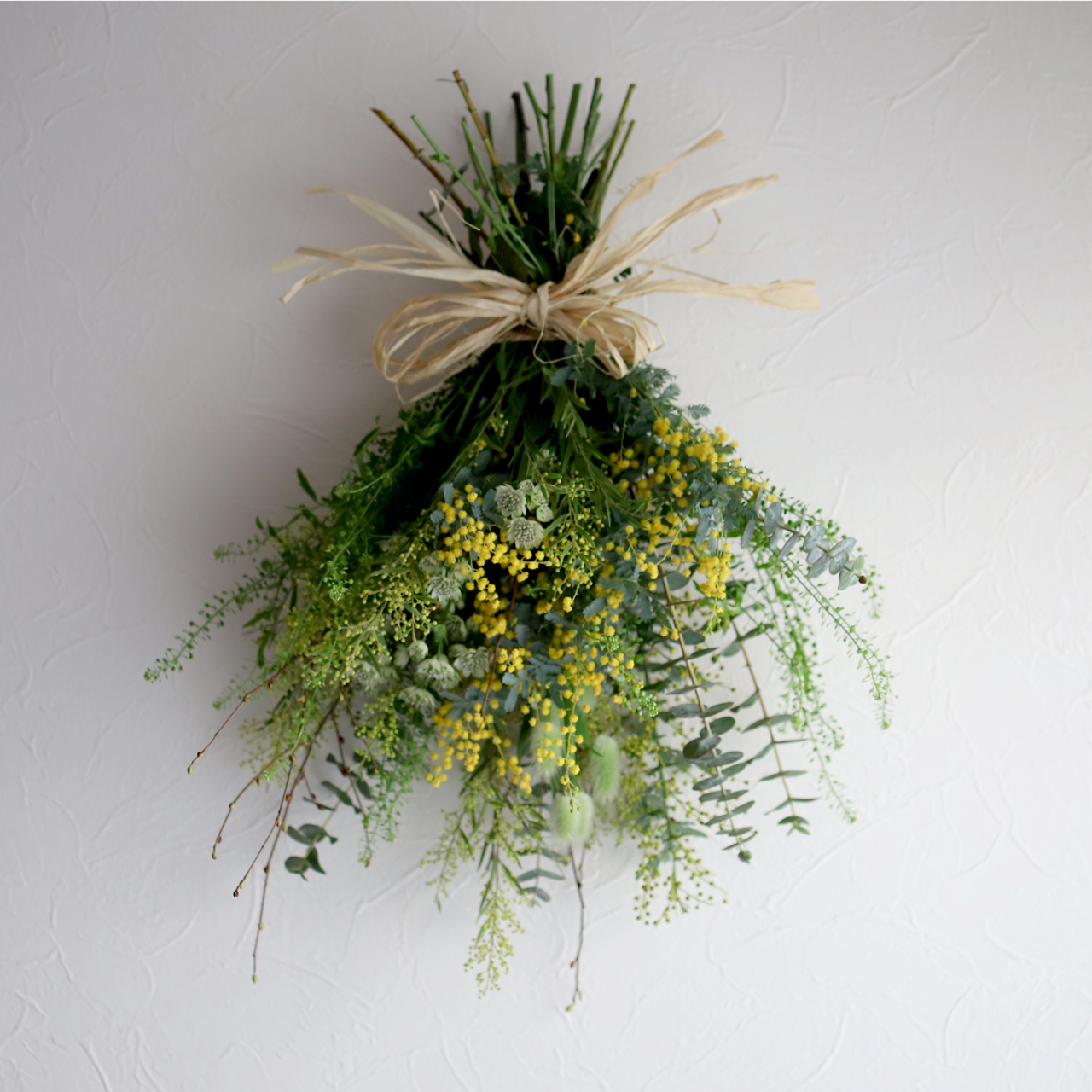 ミモザスワッグ制作キット 花工房あげたけonline