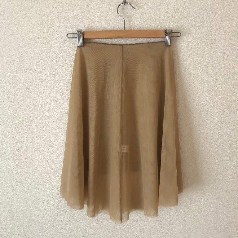 Minimalist Ballet Skirt: TAN (ミニマリスト・プルオンバレエスカート(タン・ベージュ