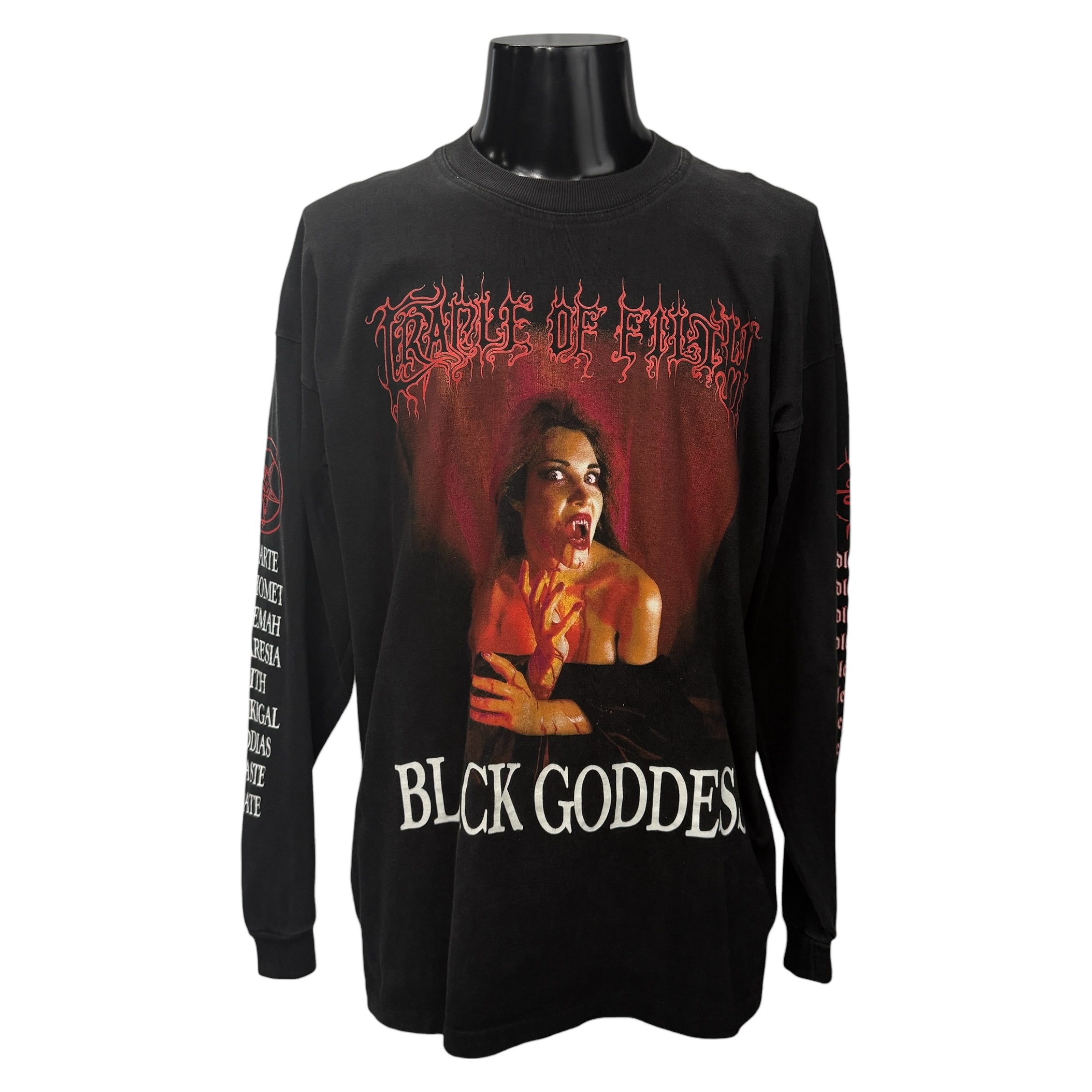 【CRADLE OF FILTH】クレイドルオブフィルス Vintage 90s ロングスリーブ Tシャツ