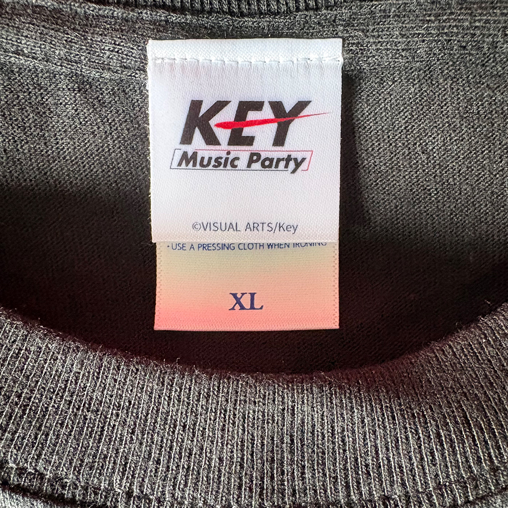 KEY Music Party vol.2 NAGOYA / CLANNAD:坂上智代 / Little Busters!:西園美魚 / SummerPockets:鳴瀬しろは / Rewrite:中津鈴流 【古着/Tシャツ/eBay出品中】