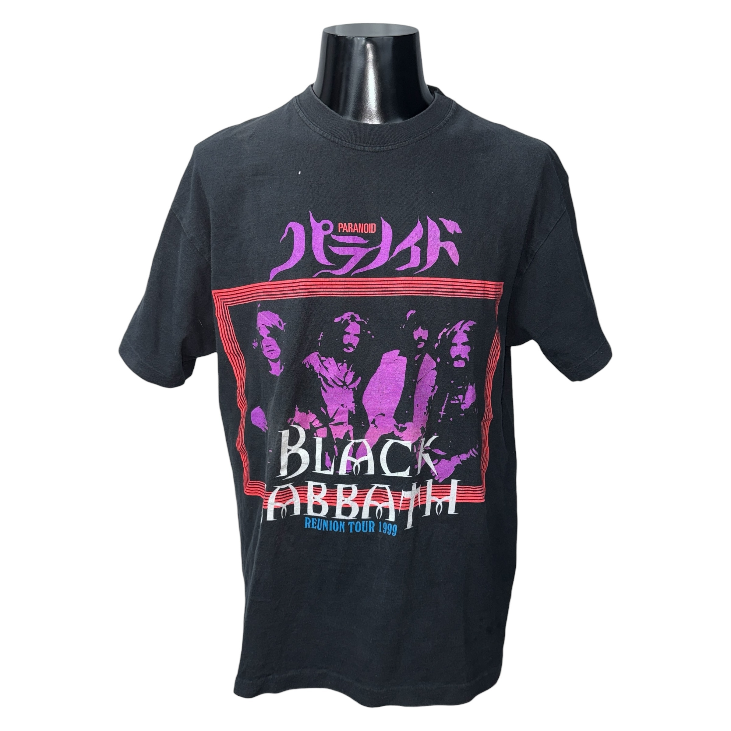 【BLACK SABBATH】ブラックサバス “REUNION TOUR 1999” カタカナロゴ 90s Tシャツ
