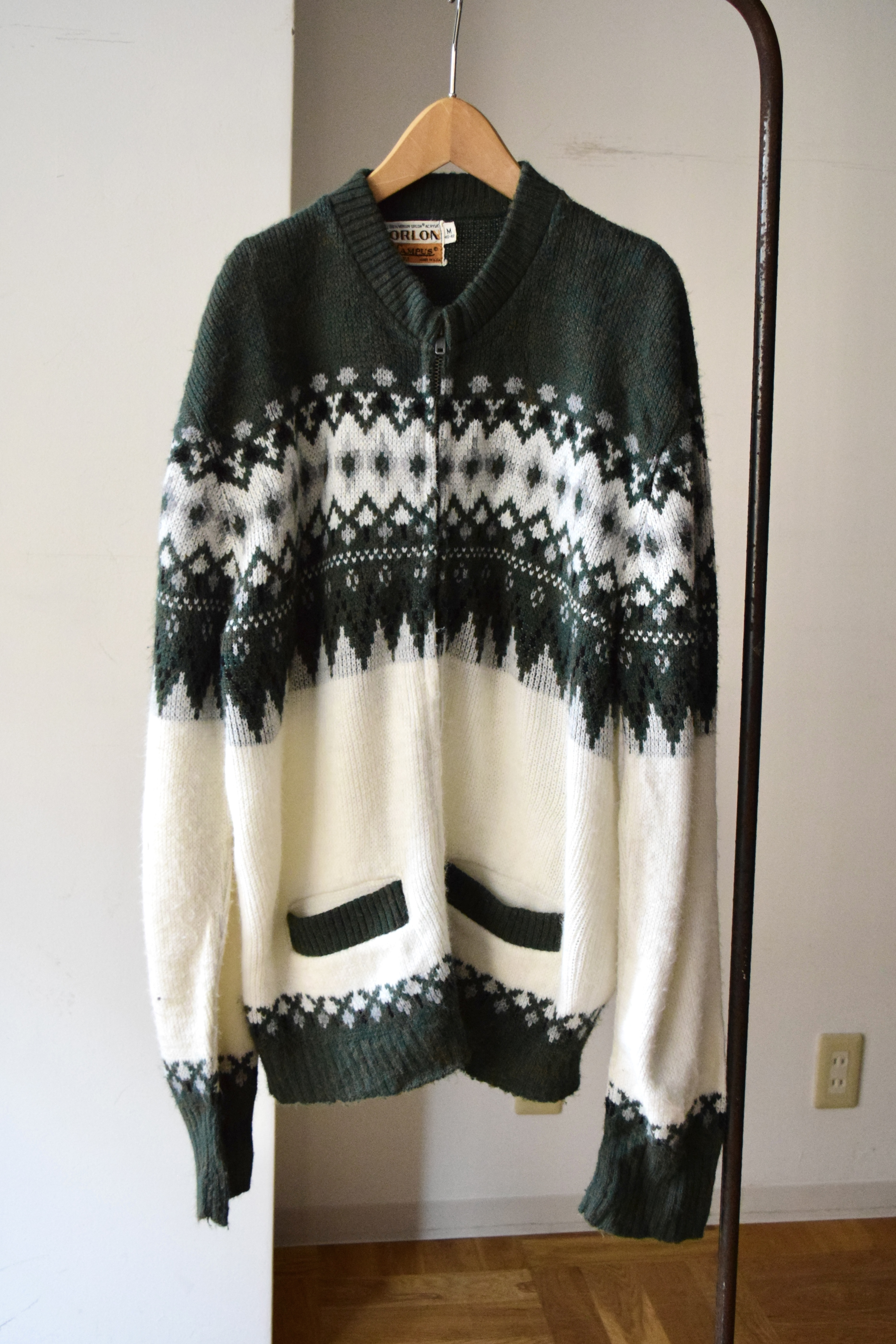 1960s CAMPUS Zip cardigan の画像 6